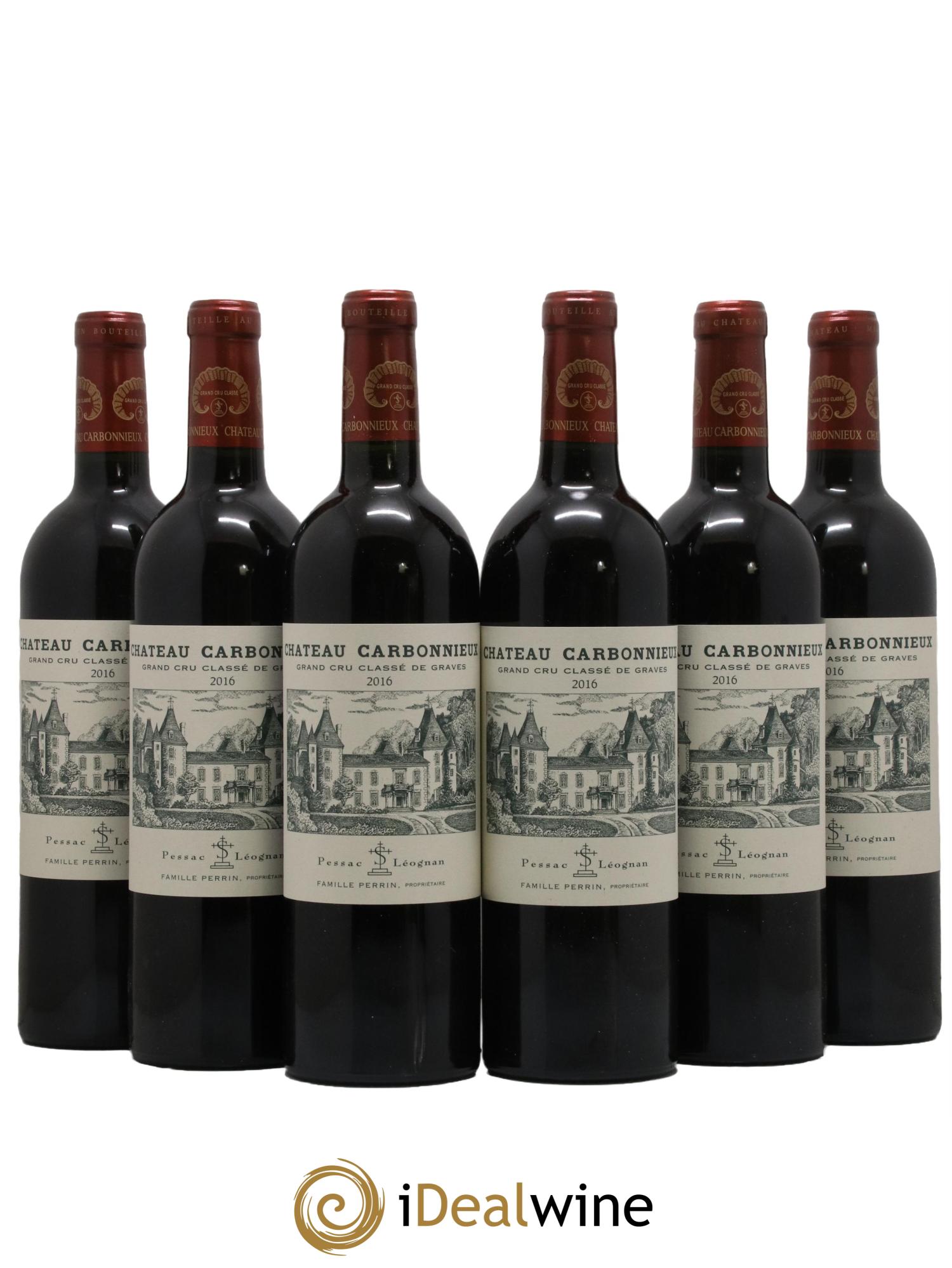 Château Carbonnieux Cru Classé de Graves 2016 - Lot de 6 bouteilles - 0
