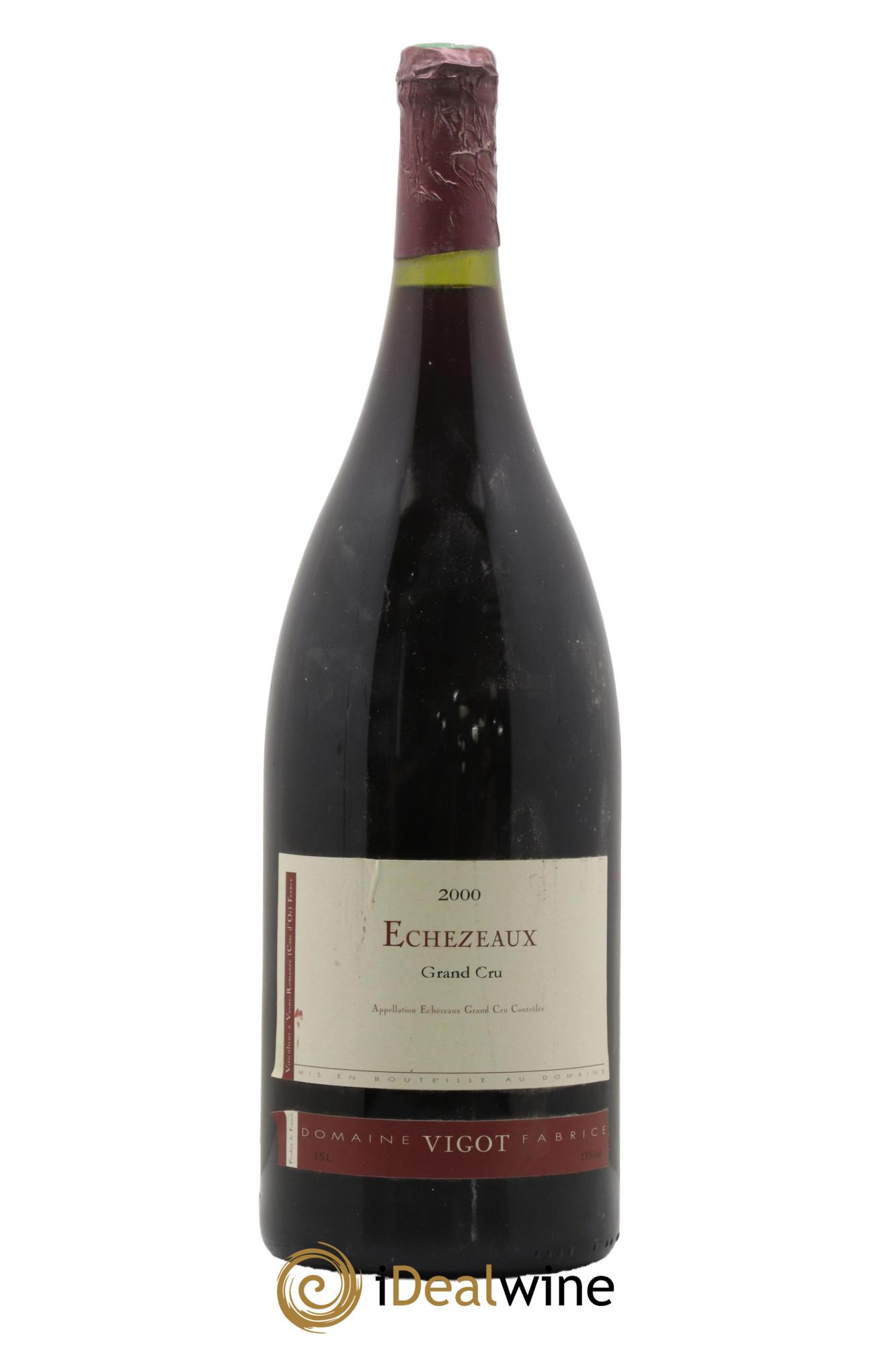 Echezeaux Grand Cru Fabrice Vigot 2000 - Lot of 1 magnum - 0
