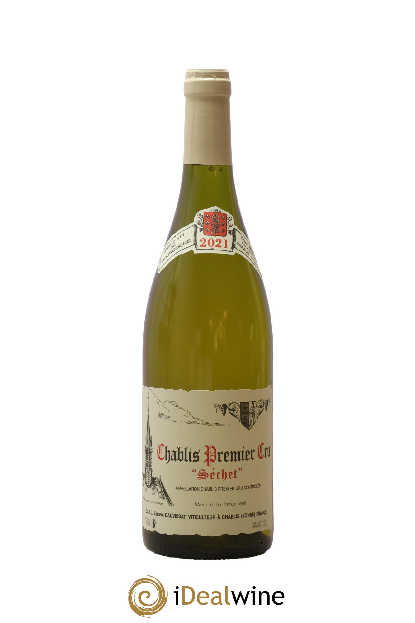 Chablis 1er Cru Séchet Vincent Dauvissat (Domaine) 2021 - Lotto di 1 bottiglia - 0