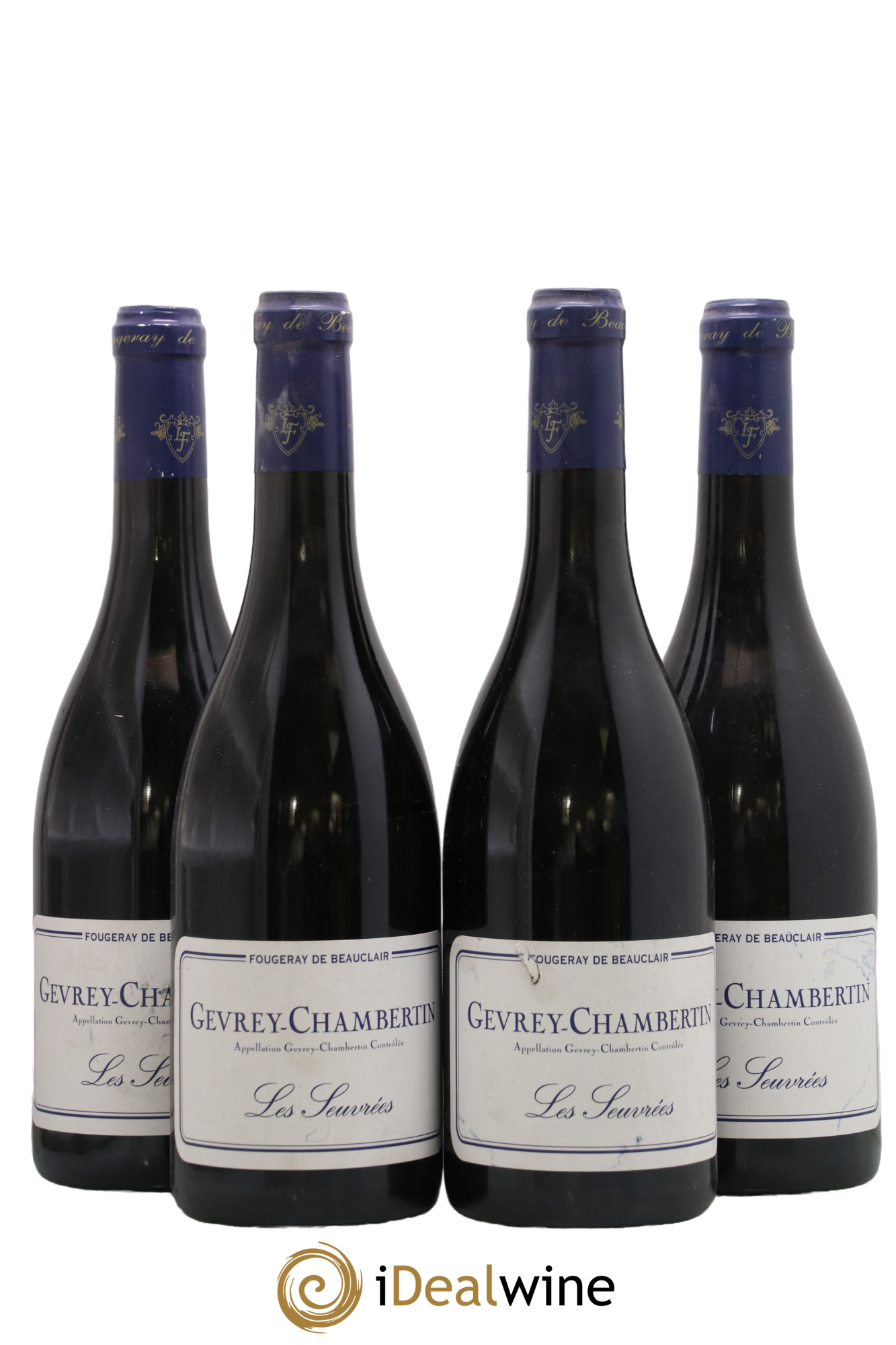 Gevrey-Chambertin Les Seuvrées Fougeray de Beauclair 2012 - Lot de 4 bouteilles - 0