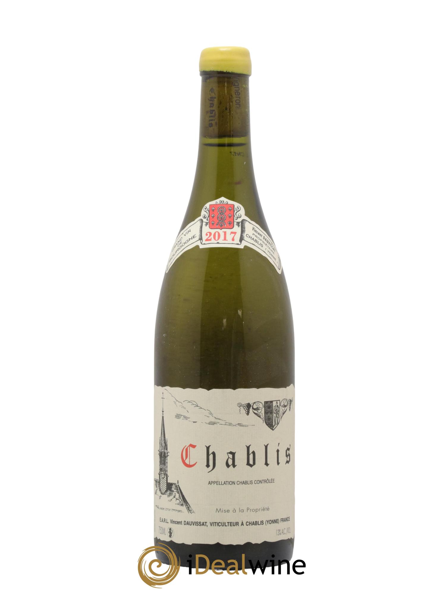Chablis Vincent Dauvissat (Domaine) 2017 - Lot de 1 bouteille - 0
