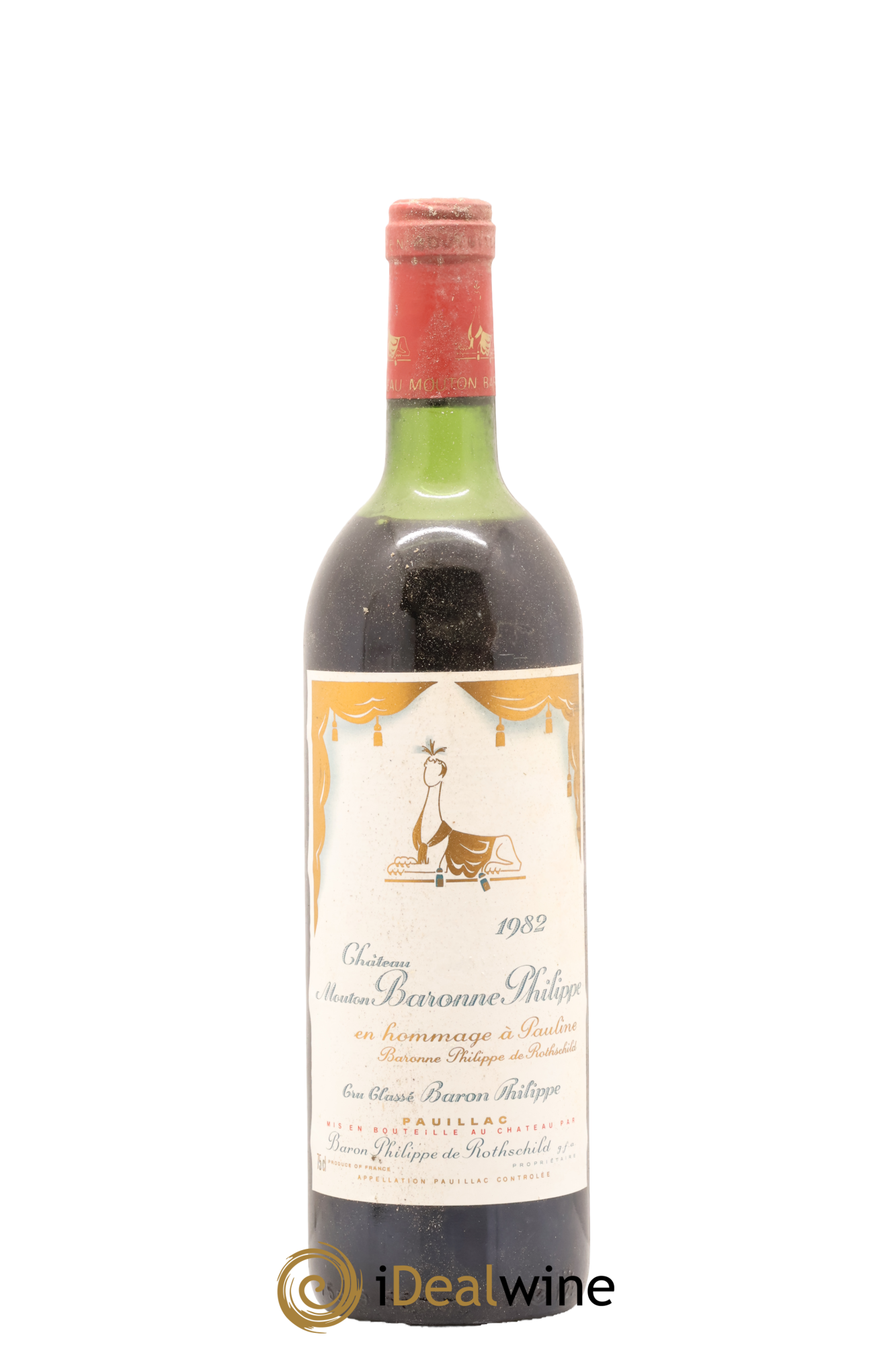 Château d' Armailhac - Mouton Baron(ne) Philippe 5ème Grand Cru Classé 1982 - Lotto di 1 bottiglia - 0