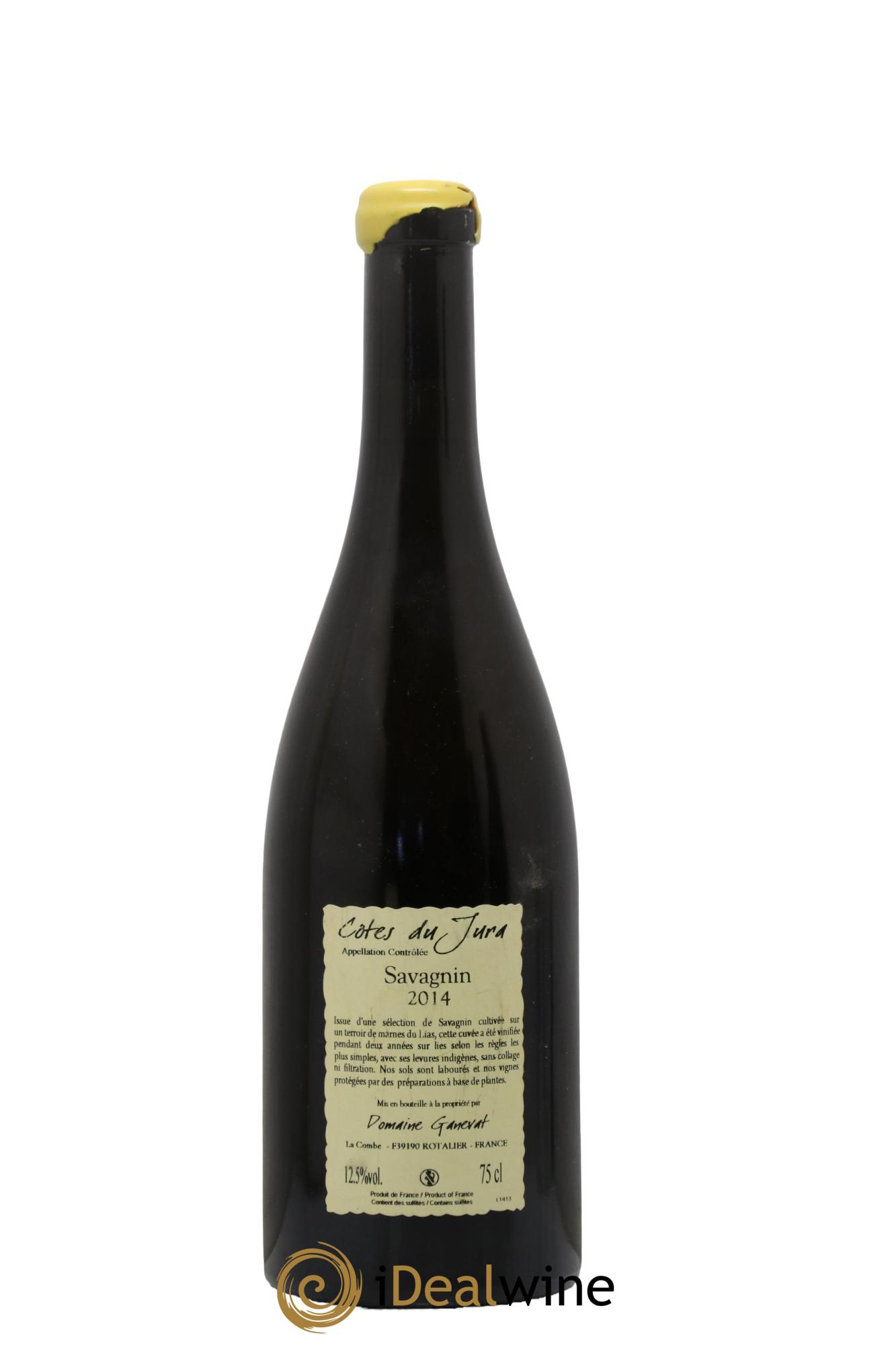 Côtes du Jura Sous la Roche Jean-François Ganevat (Domaine) 2014 - Lot de 1 bouteille - 1