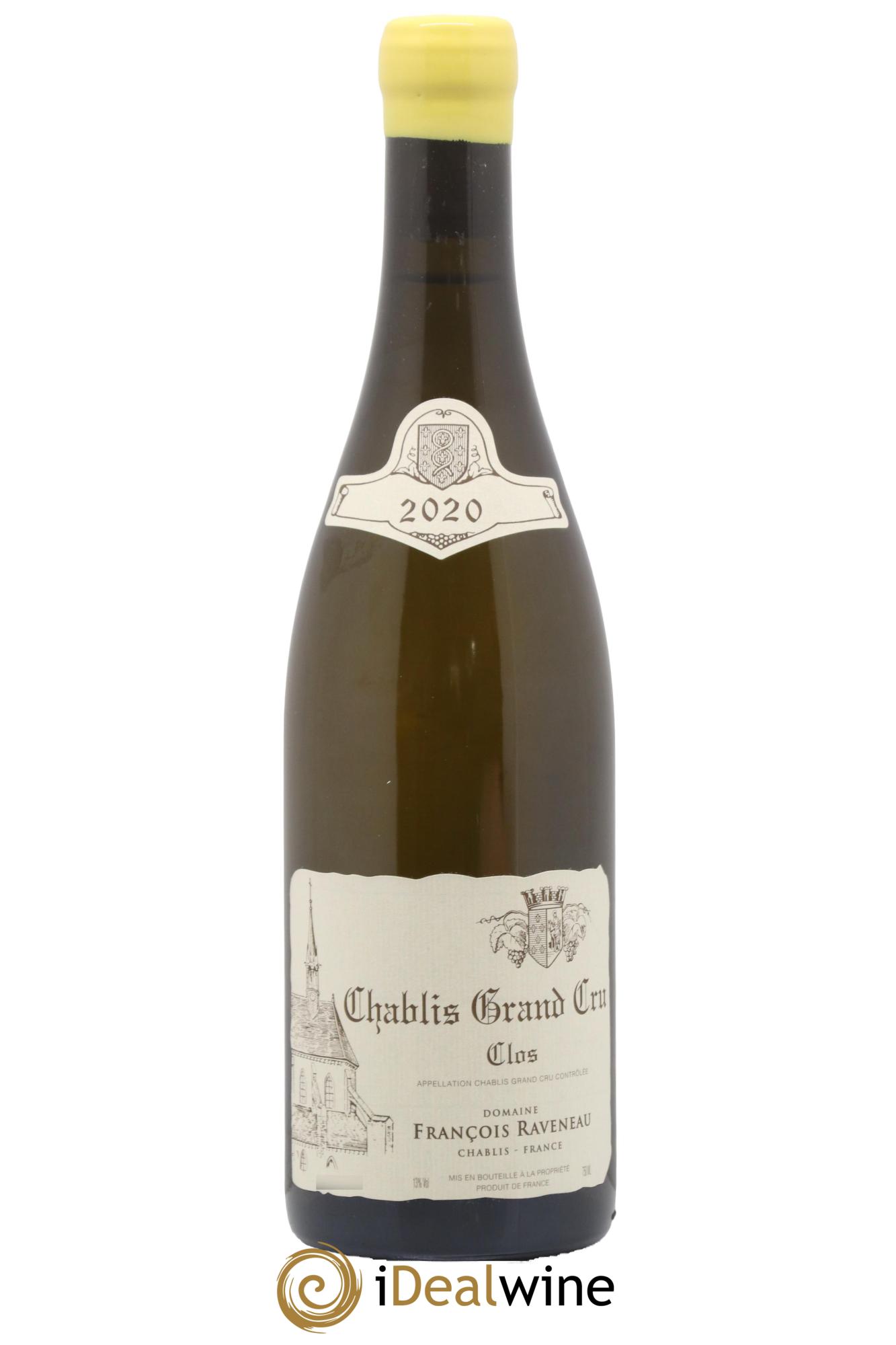 Chablis Grand Cru Clos Raveneau (Domaine) 2020 - Lot de 1 bouteille - 0