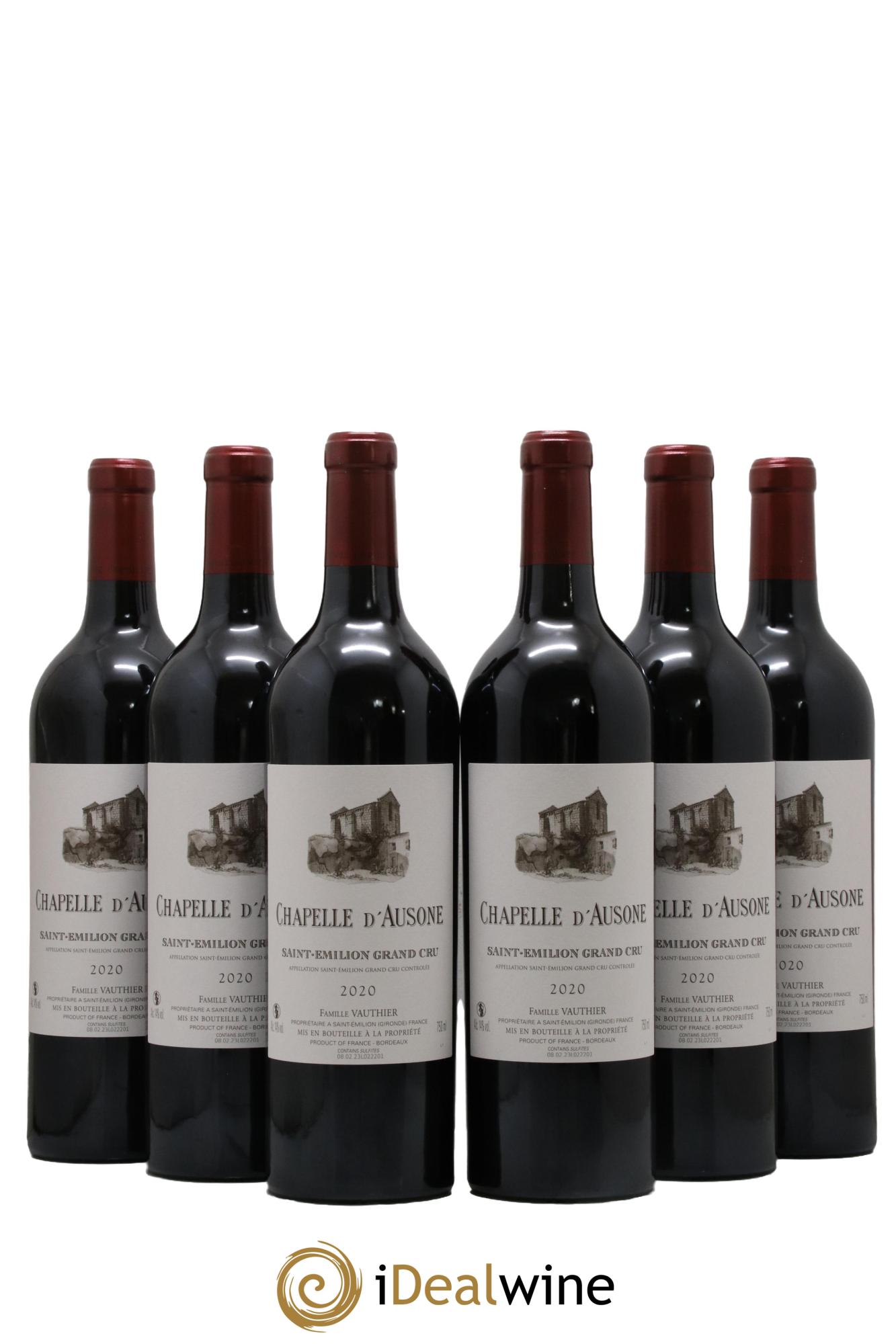 Chapelle d'Ausone Second Vin 2020 - Posten von 6 Flaschen - 0