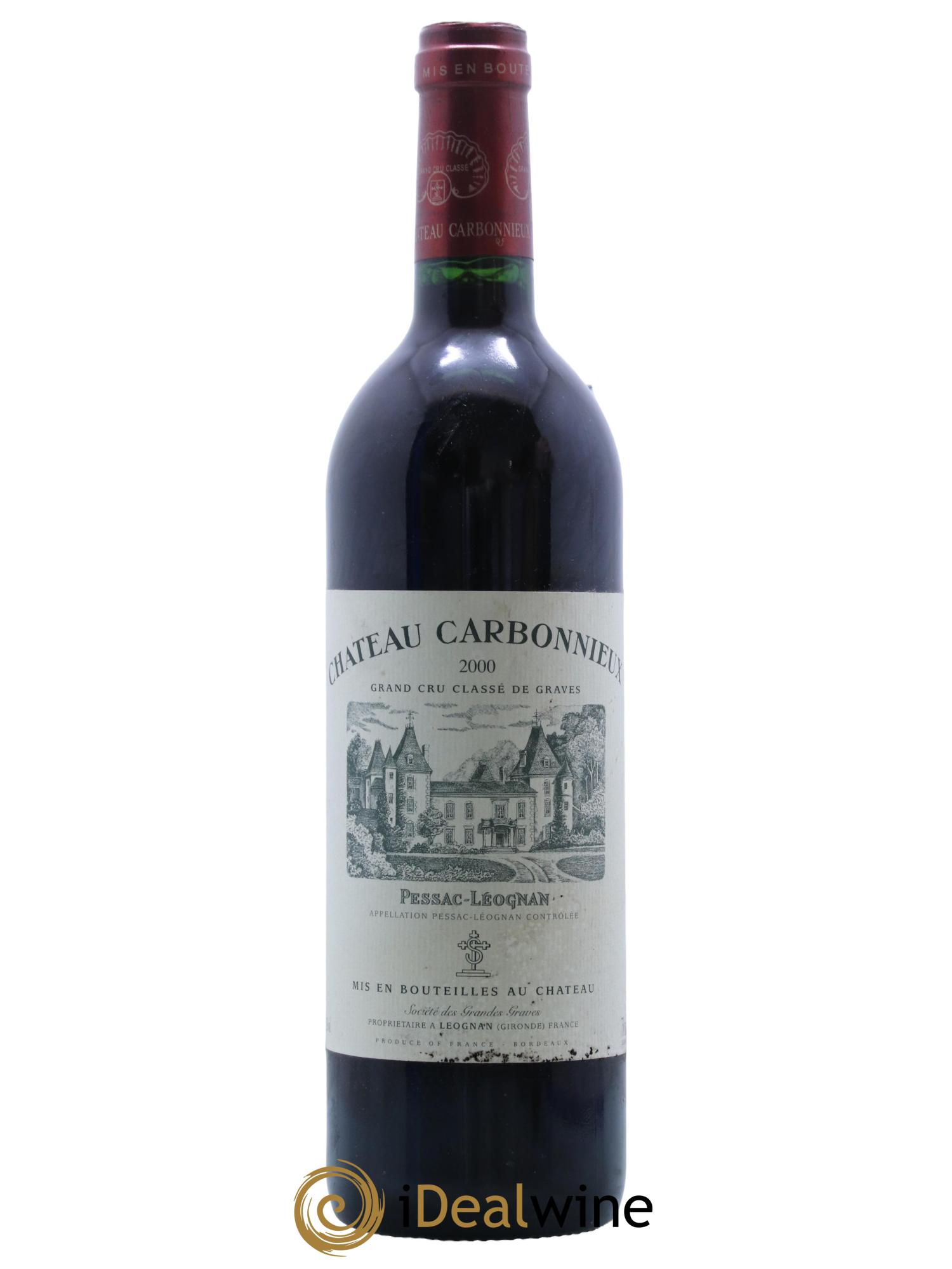 Château Carbonnieux Cru Classé de Graves 2000 - Lot de 1 bouteille - 0