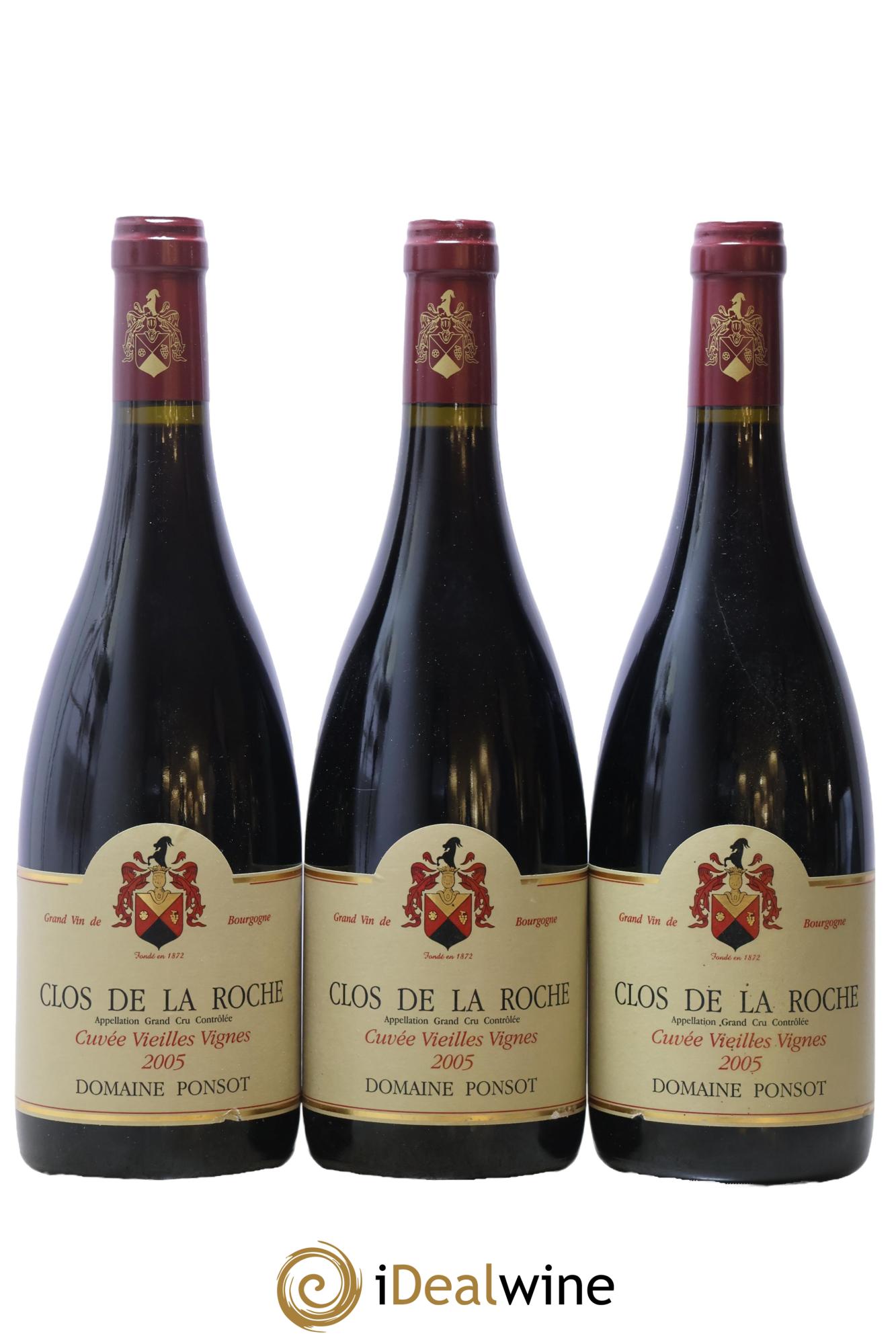 Clos de la Roche Grand Cru Vieilles Vignes Ponsot (Domaine) 2005 - Lot de 6 bouteilles - 2