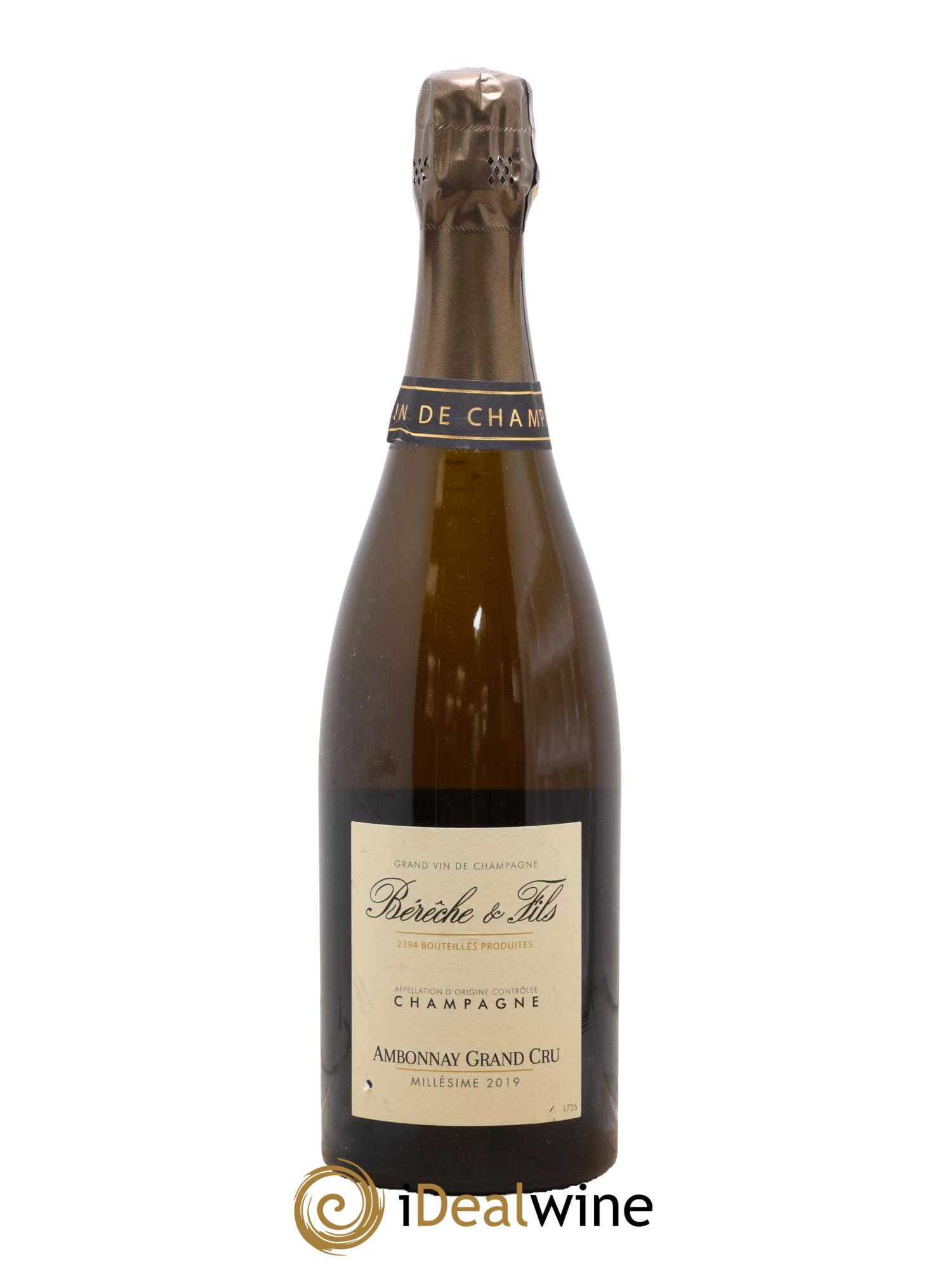 Ambonnay Grand Cru Extra-Brut Bérêche et Fils 2019 - Lot de 1 bouteille - 0