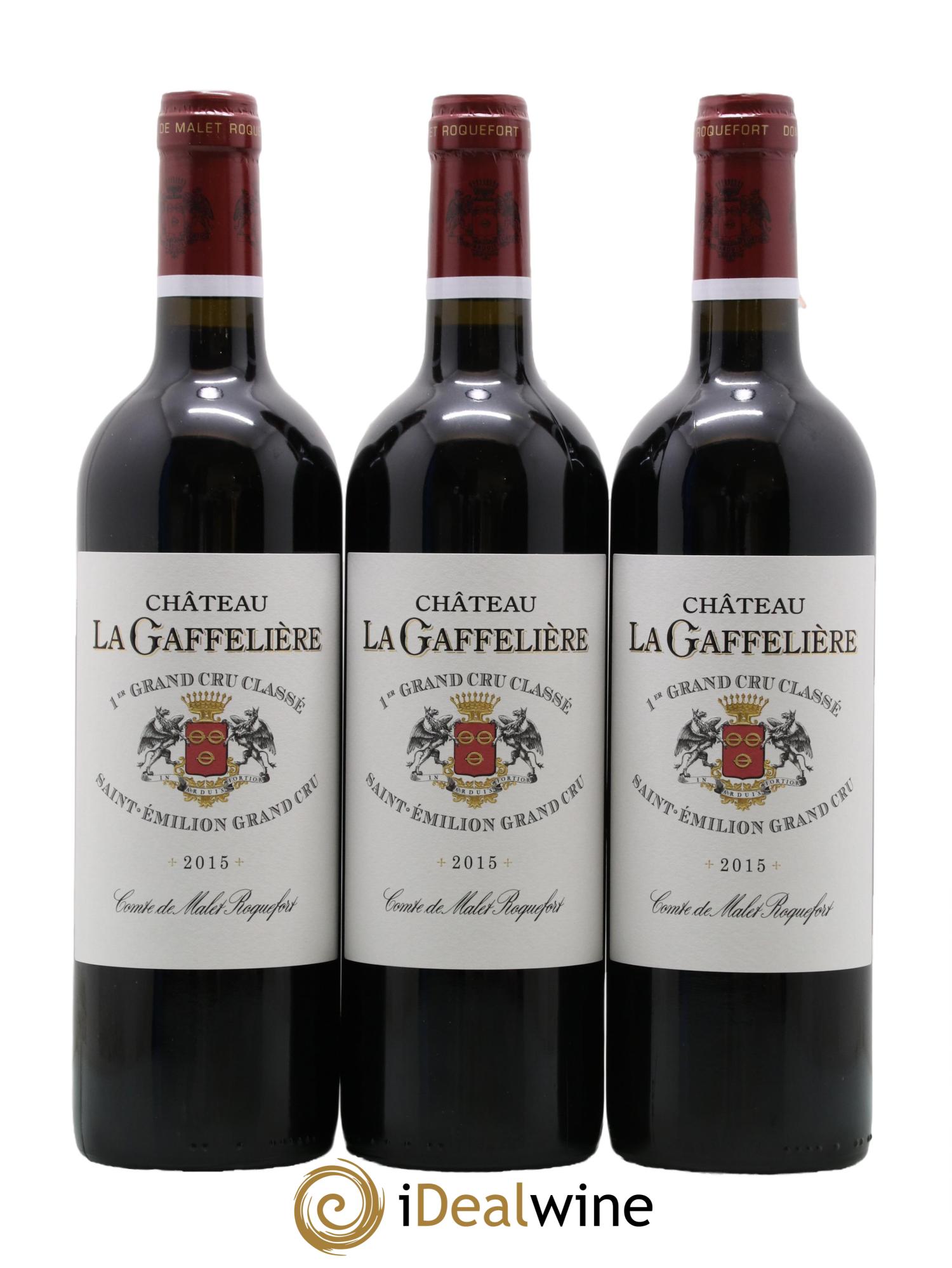 Château la Gaffelière 1er Grand Cru Classé B 2015 - Lot de 12 bouteilles - 1