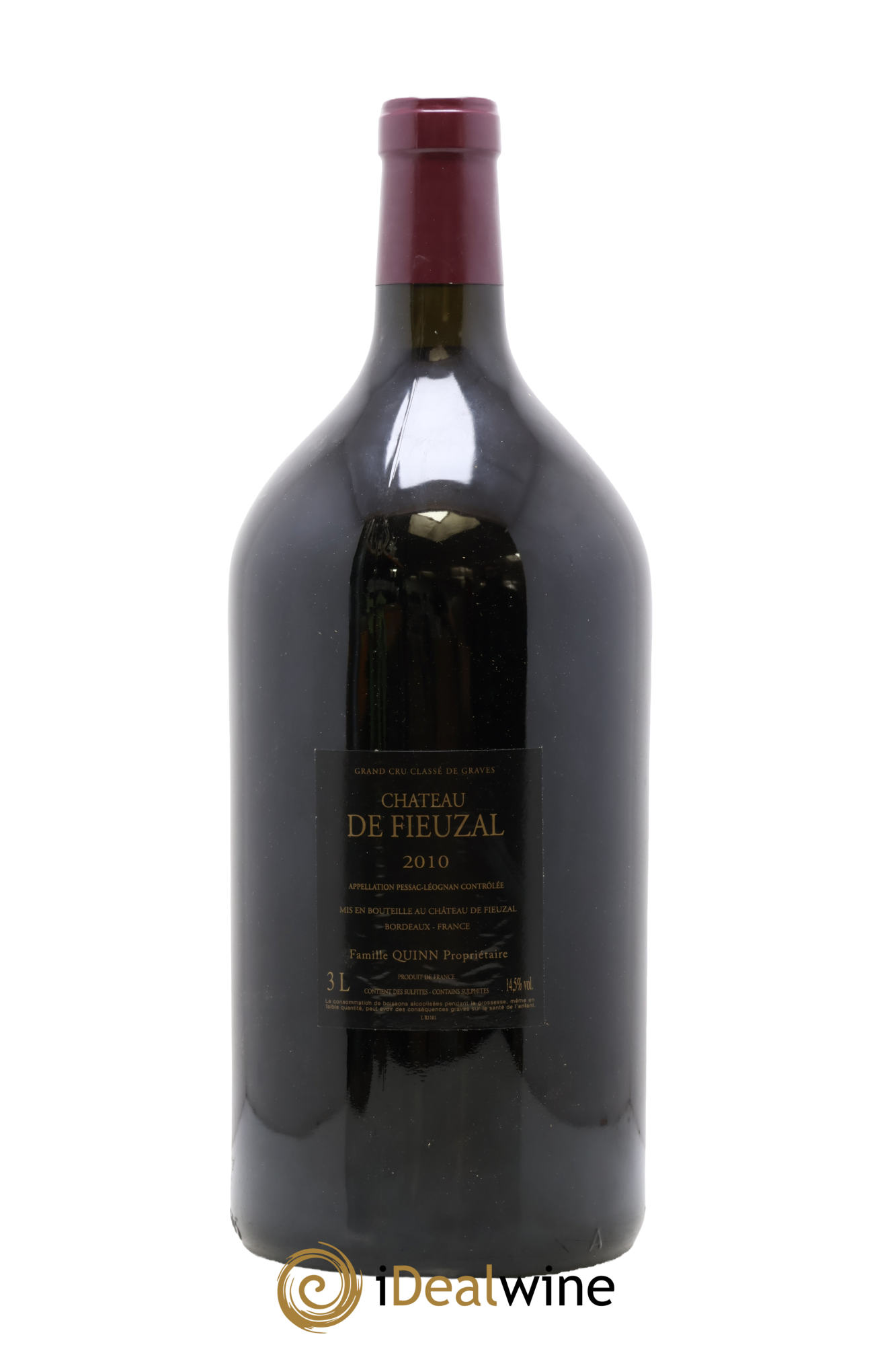 Château de Fieuzal Cru Classé de Graves 2010 - Lot of 1 double magnum - 1