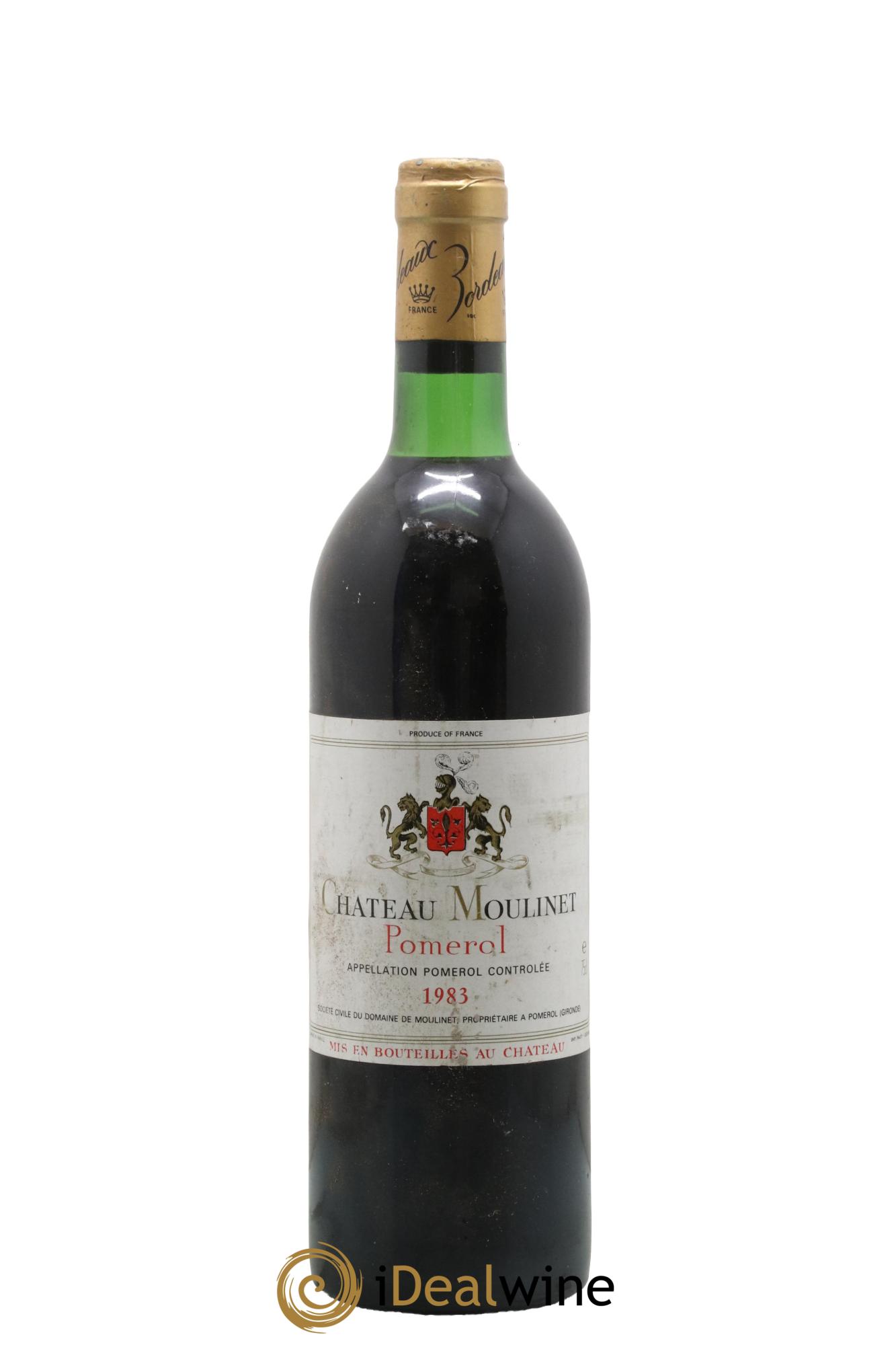 Château Moulinet 1983 - Lot de 1 bouteille - 0