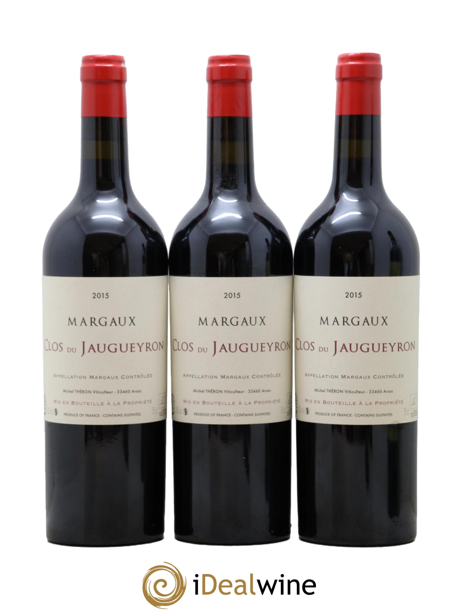Clos du Jaugueyron 2015 - Lot de 3 bouteilles - 0