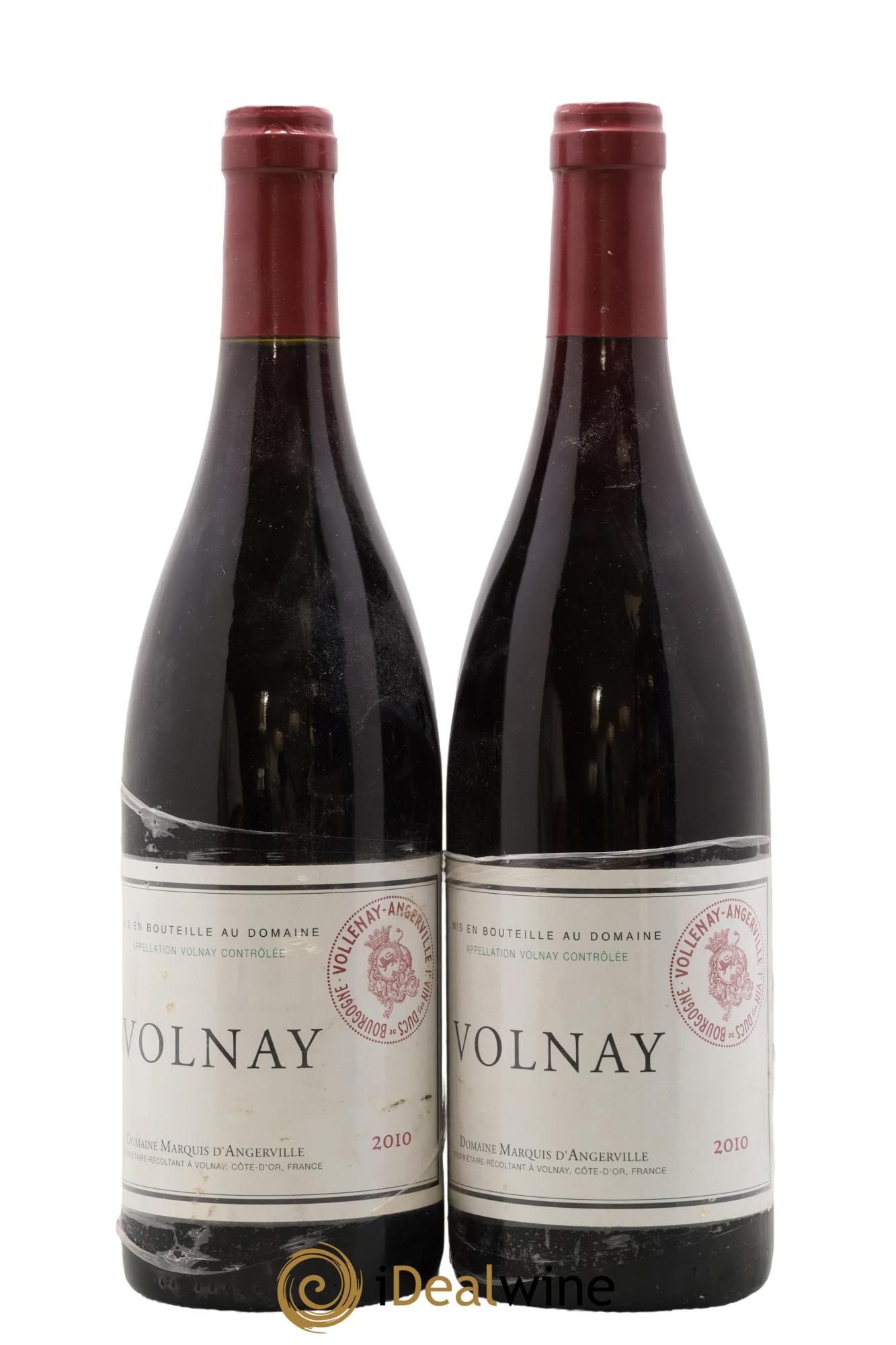 Volnay Marquis d'Angerville (Domaine) 2010 - Lot of 2 bottles - 0