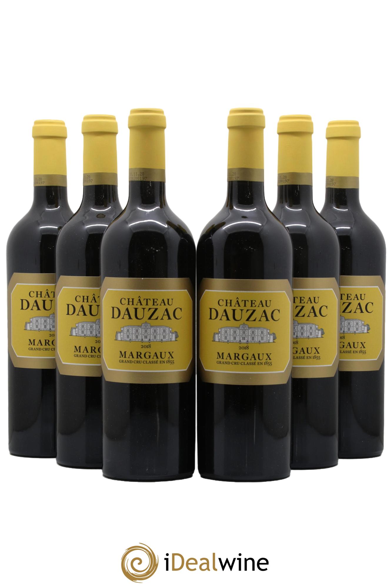 Château Dauzac 5ème Grand Cru Classé 2018 - Lot of 6 bottles - 0