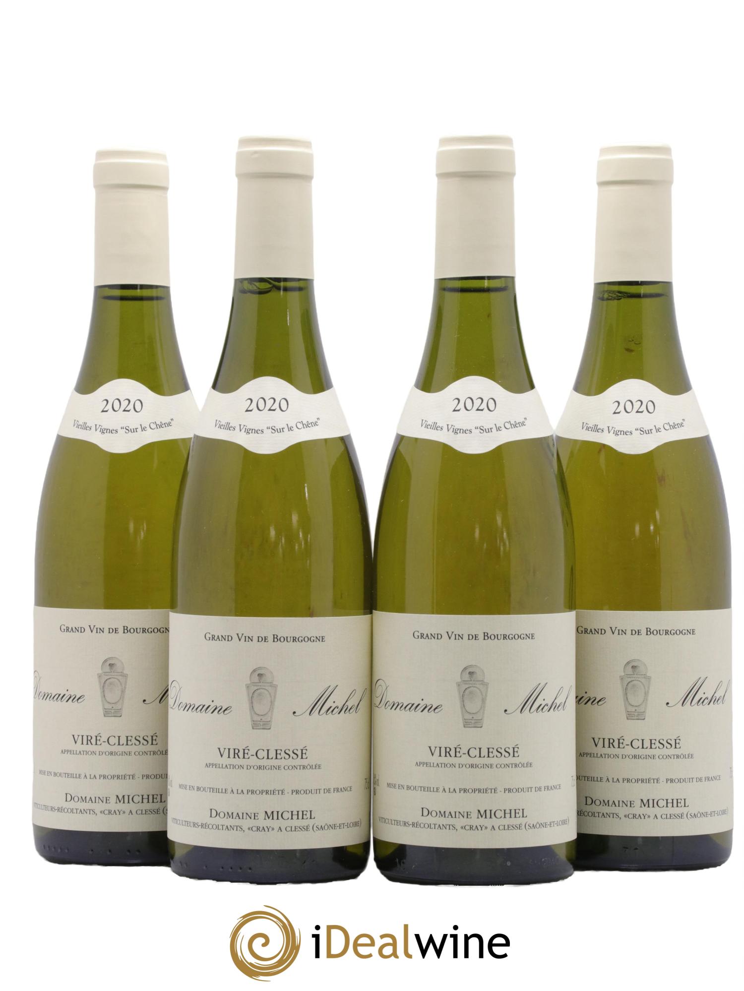Viré-Clessé Vieilles Vignes Sur le Chene Domaine Michel 2020 - Lot de 4 bouteilles - 0