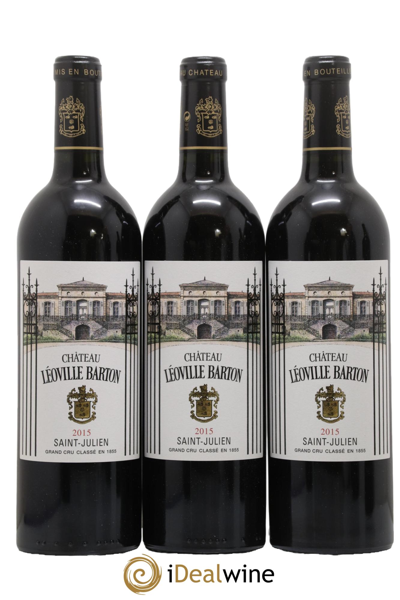 Château Léoville Barton 2ème Grand Cru Classé 2015 - Lot de 6 bouteilles - 2