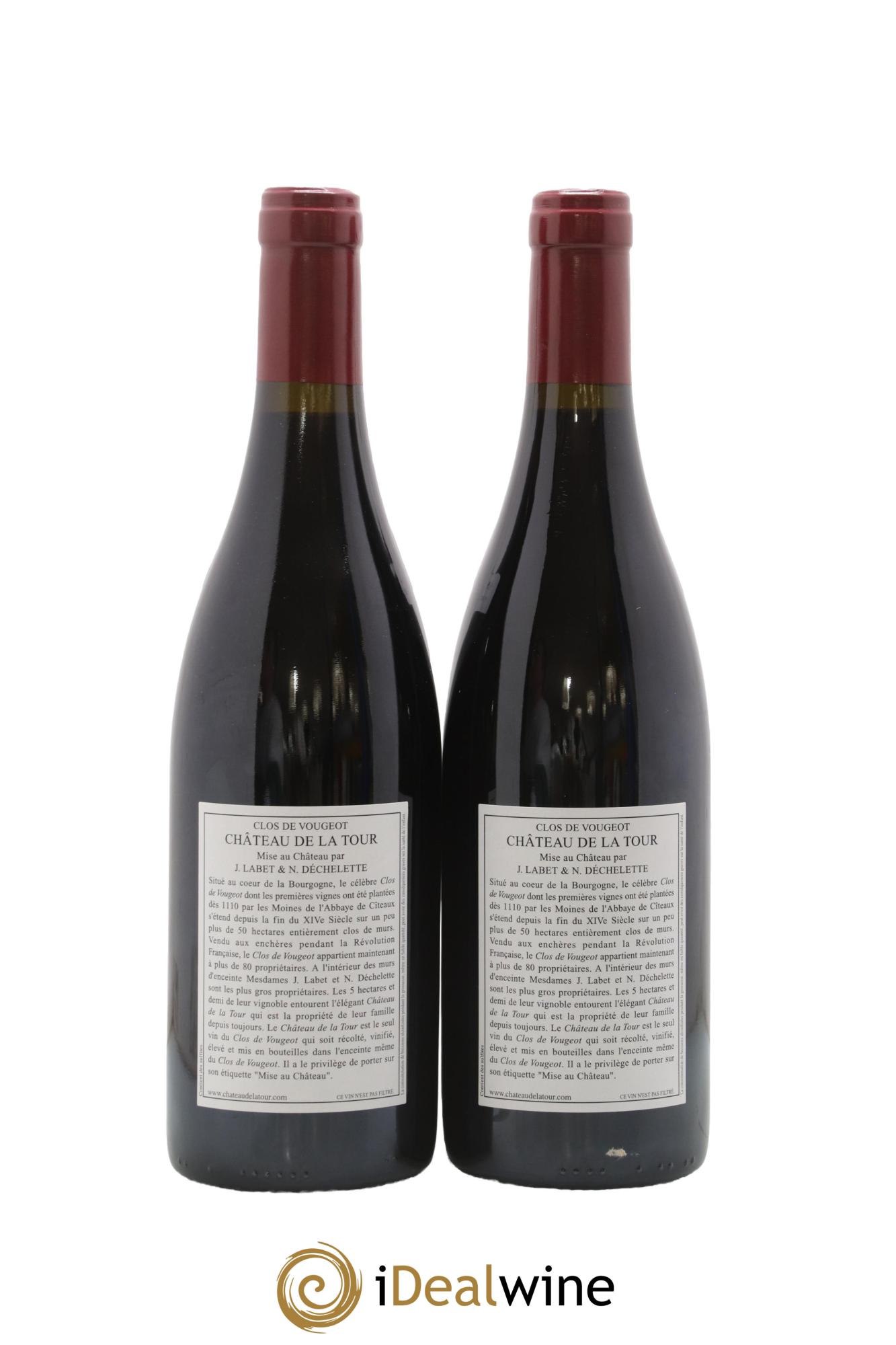 Clos de Vougeot Grand Cru Château de La Tour 2009 - Lot de 2 bouteilles - 1