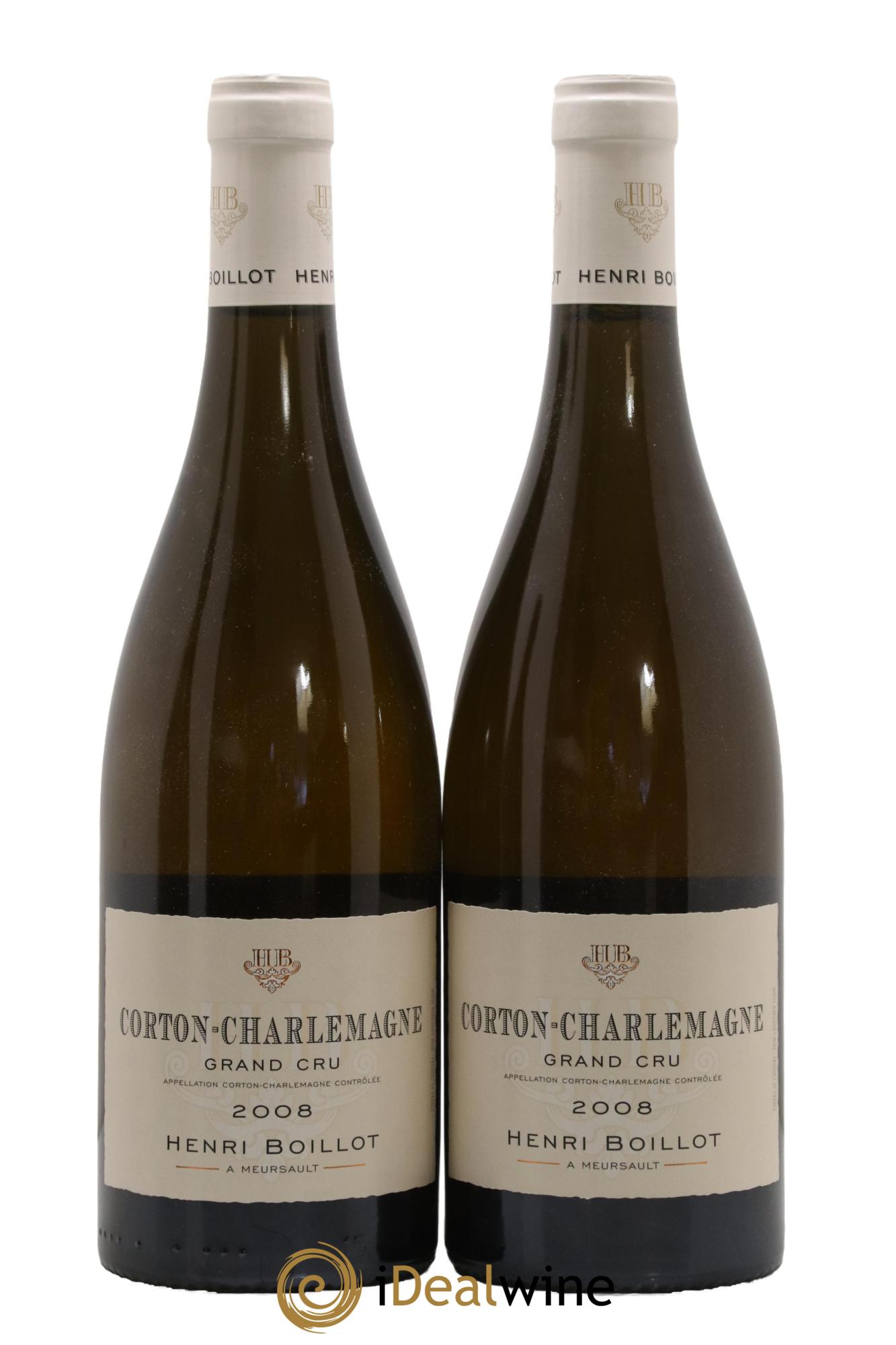 Corton-Charlemagne Grand Cru Henri Boillot (Domaine) 2008 - Lot de 2 bouteilles - 0