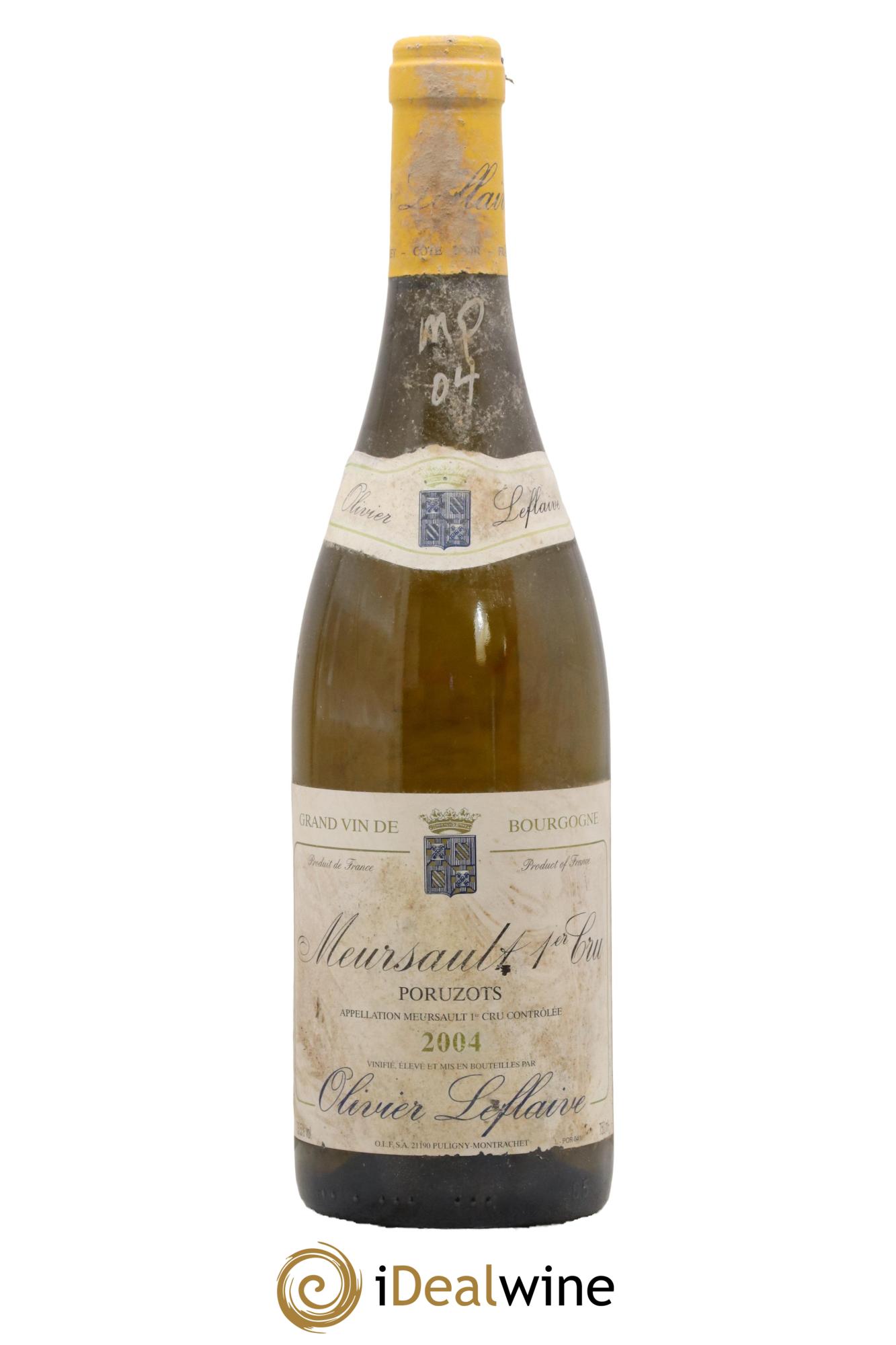 Meursault 1er Cru Poruzots Olivier Leflaive 2004 - Lot de 1 bouteille - 0