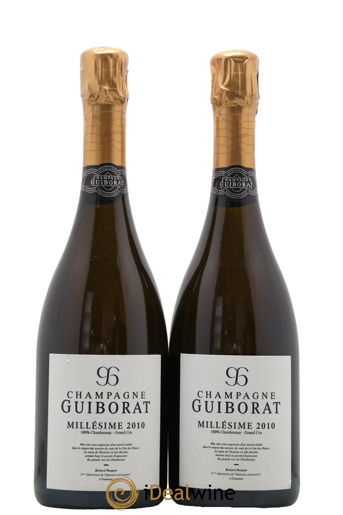 Champagne Maison Guiborat 2010 - Lot de 2 bouteilles - 0