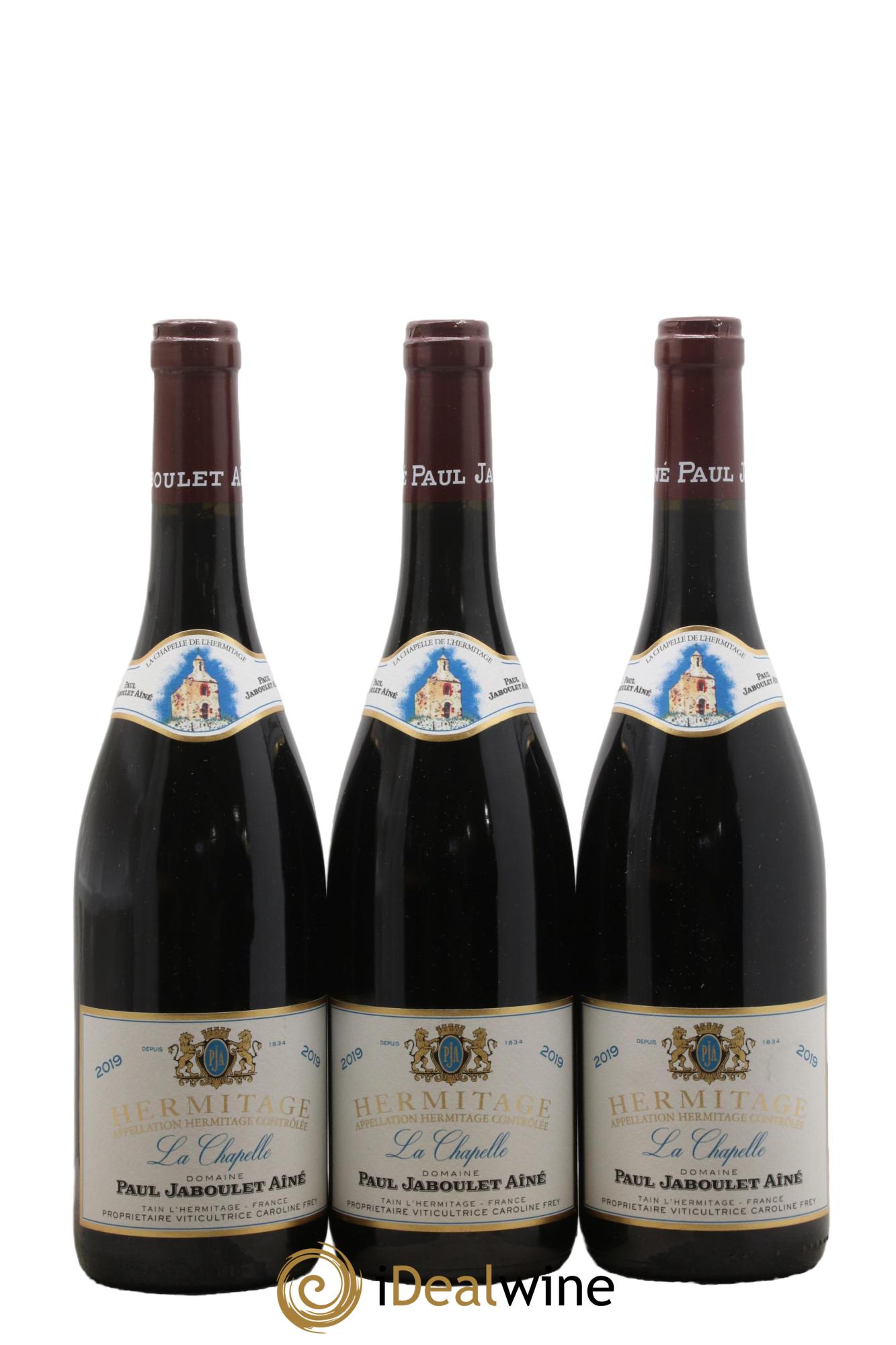 Hermitage La Chapelle Paul Jaboulet Ainé 2019 - Lot de 3 bouteilles - 0