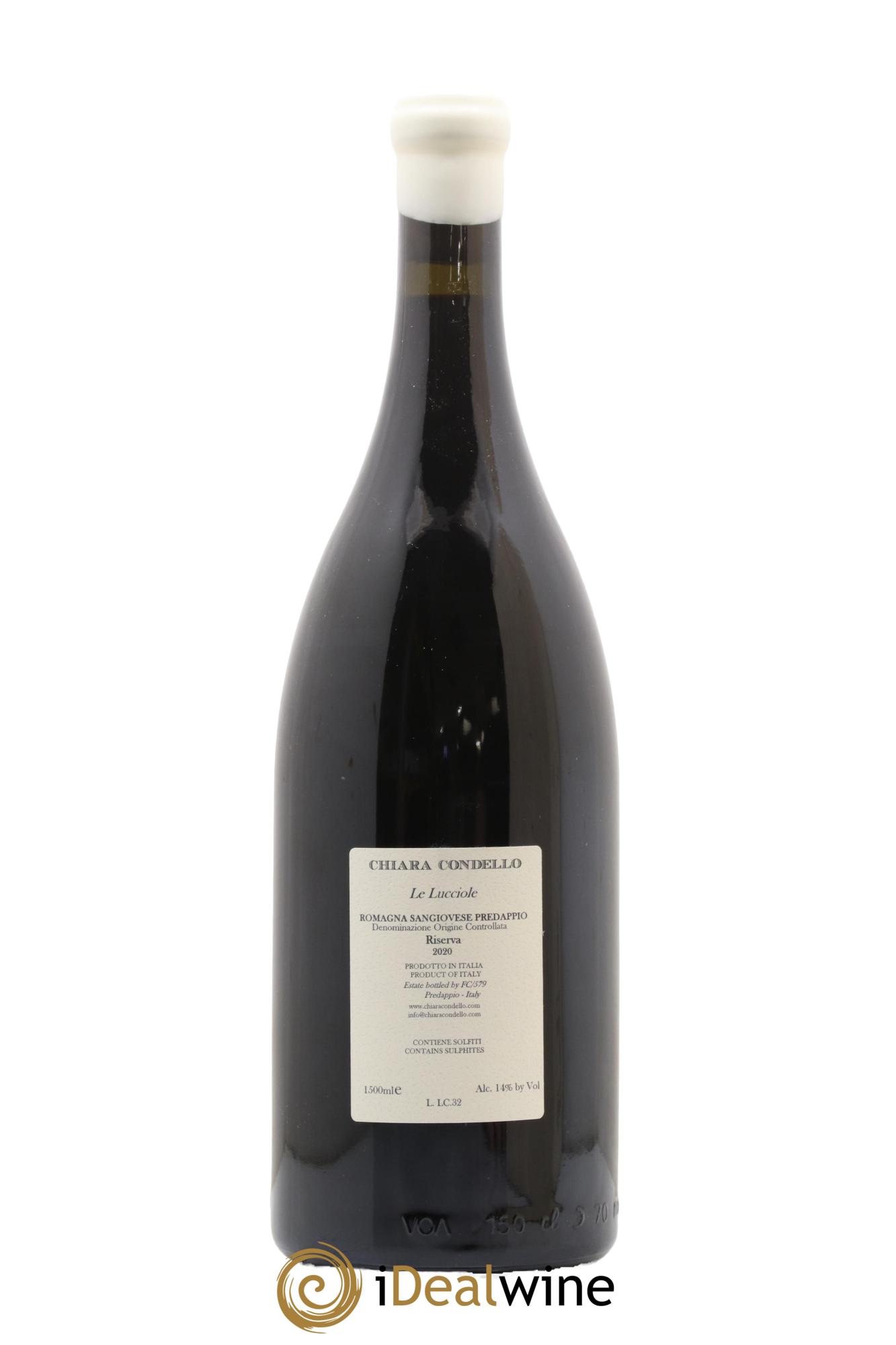 Sangiovese Di Romagna Predappio DOC Chiara Condello Le Lucciole Riserva 2020 - Lot de 1 magnum - 2