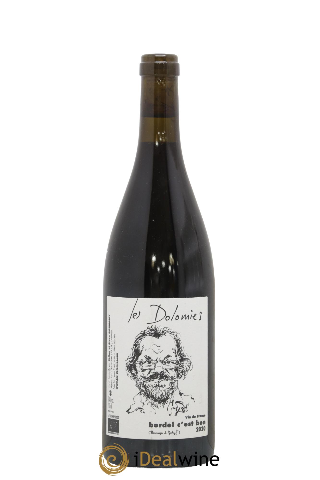 Vin de France Bordel C'est Bon Domaime Des Dolomies 2020 - Lot de 1 bouteille - 0