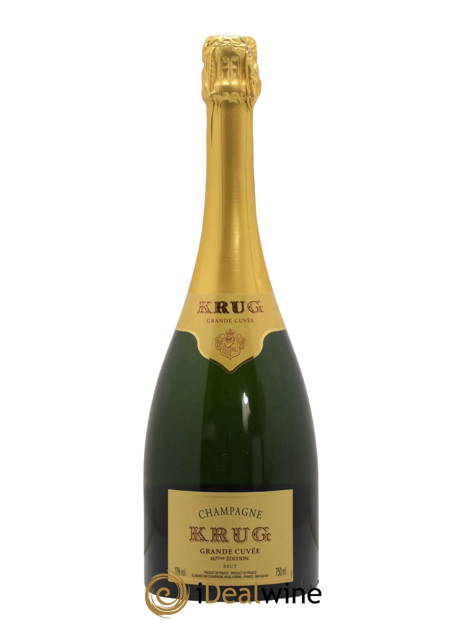Grande Cuvée - 167ème édition Krug - Lot de 1 bouteille - 0