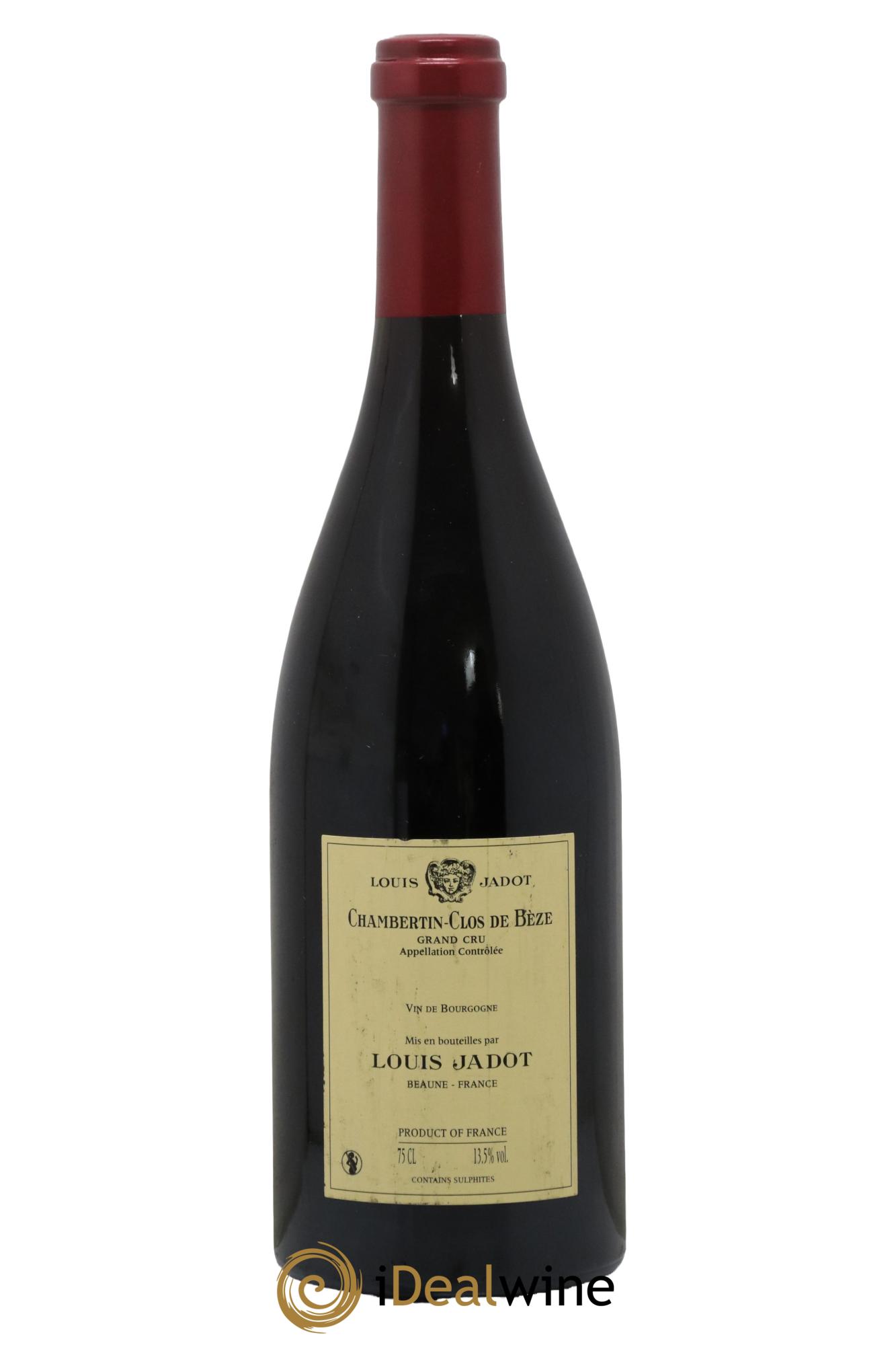 Chambertin Clos de Bèze Grand Cru Domaine Louis Jadot 2015 - Lot de 1 bouteille - 1