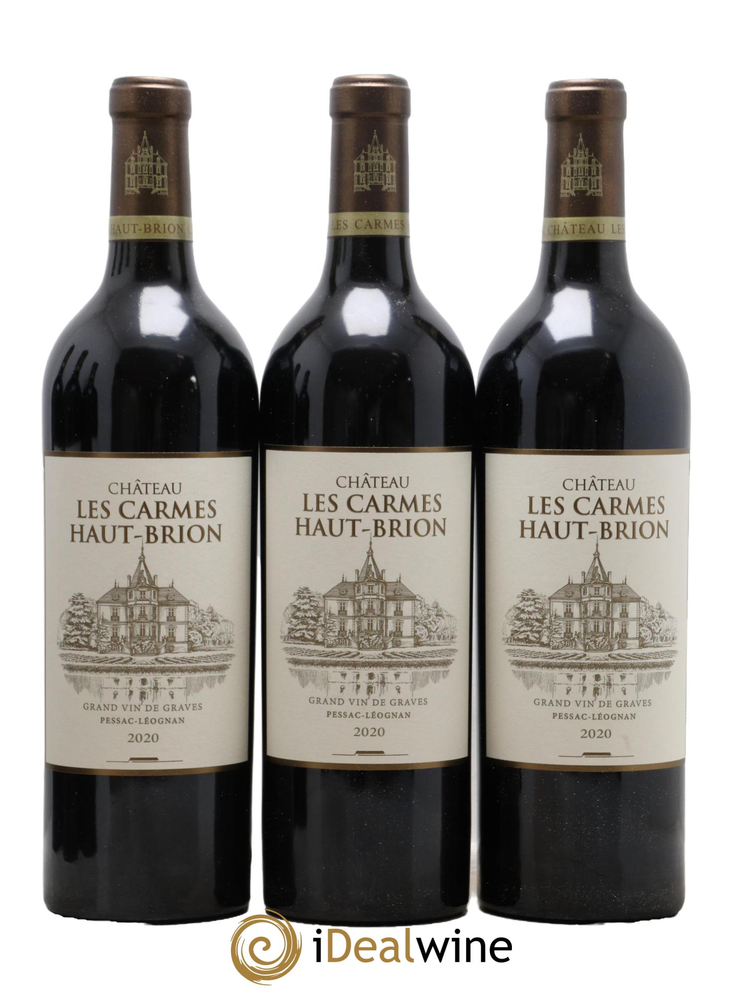 Château Les Carmes Haut-Brion 2020 - Lot of 6 bottles - 1