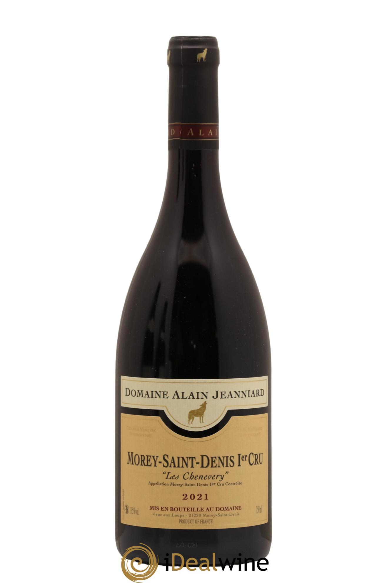 Morey-Saint-Denis 1er Cru Les Chenevery Domaine Alain Jeanniard 2021 - Lot de 1 bouteille - 0
