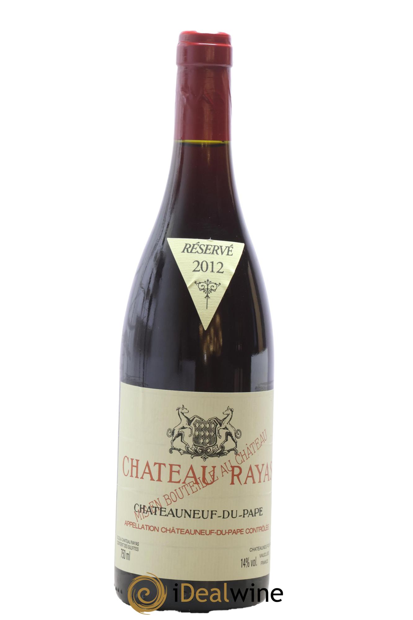 Châteauneuf-du-Pape Château Rayas Emmanuel Reynaud 2012 - Lot de 1 bouteille - 0