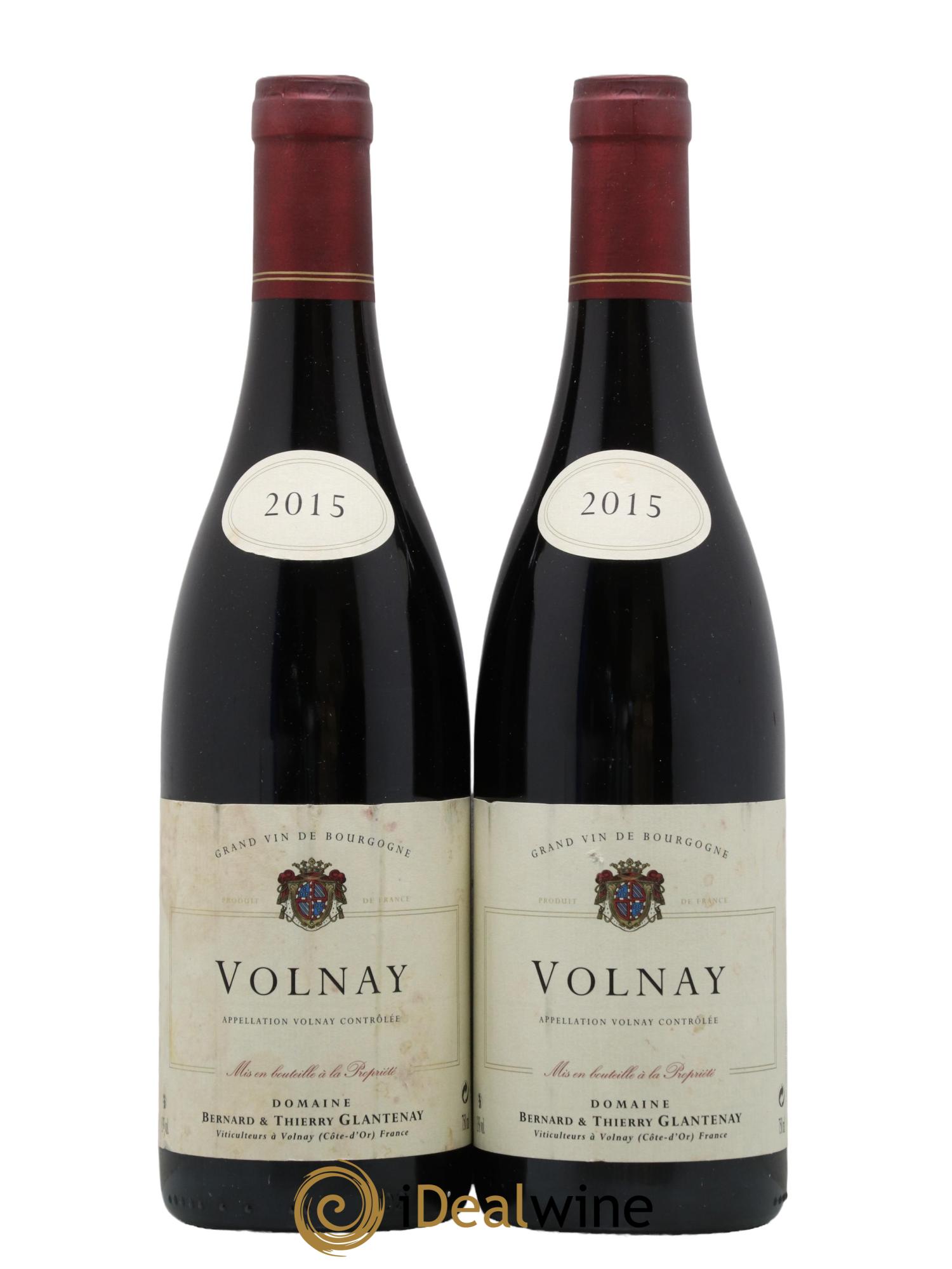 Volnay Bernard et Thierry Glantenay (Domaine) 2015 - Lot de 2 bouteilles - 0