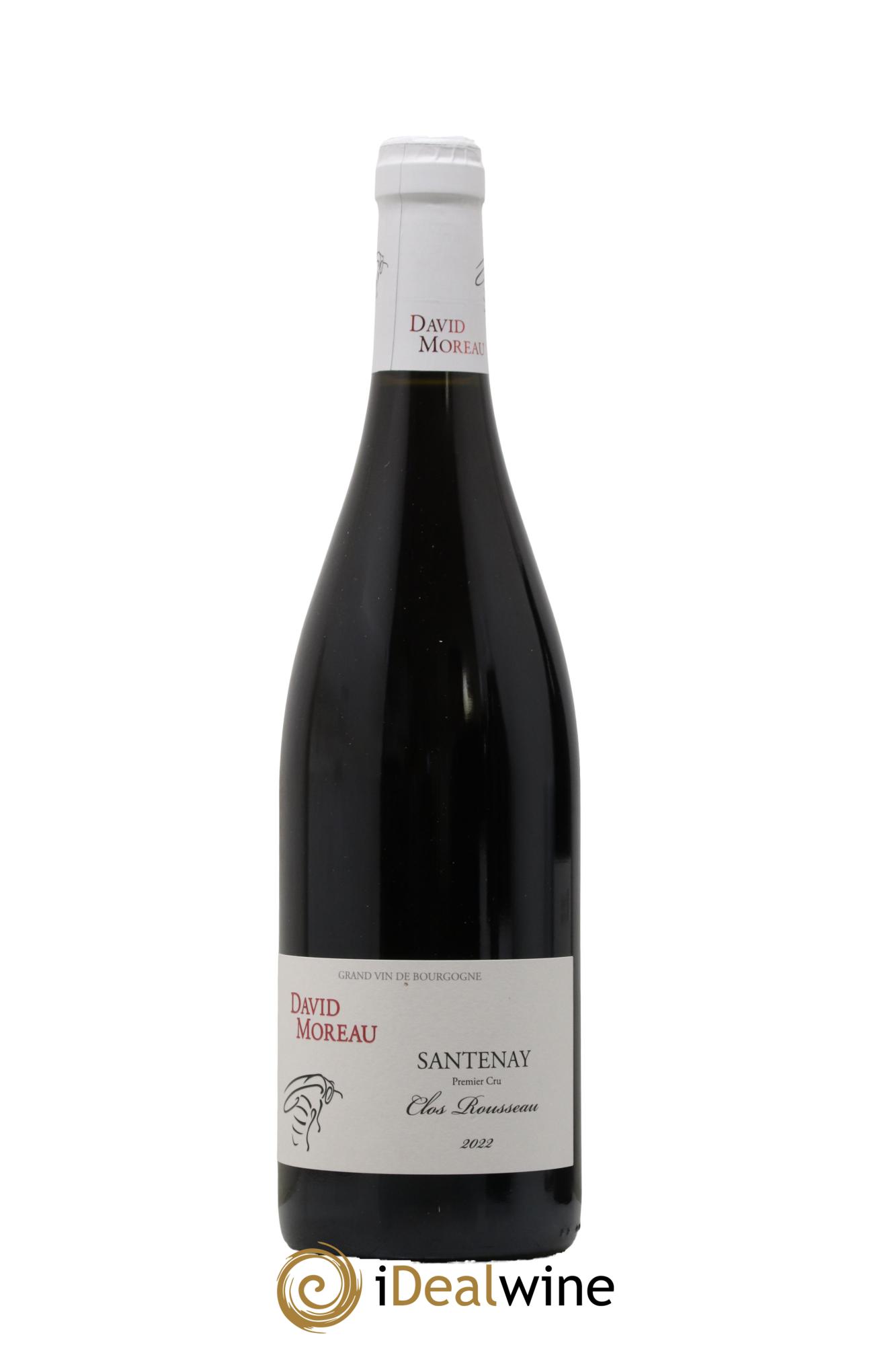 Santenay 1er Cru David Moreau Clos Rousseau 2022 - Posten von 1 Flasche - 0