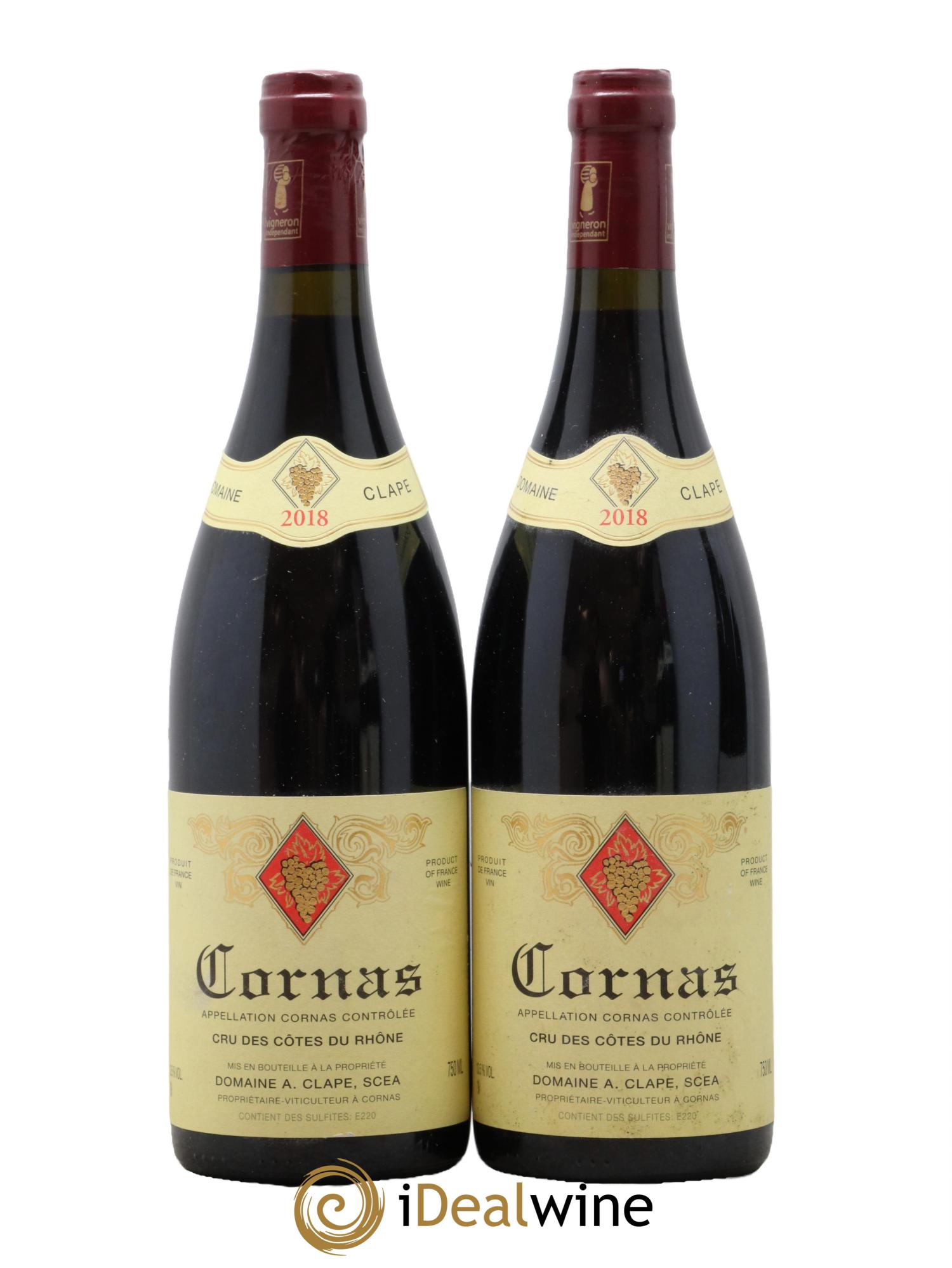 Cornas Auguste Clape 2018 - Posten von 2 Flaschen - 0