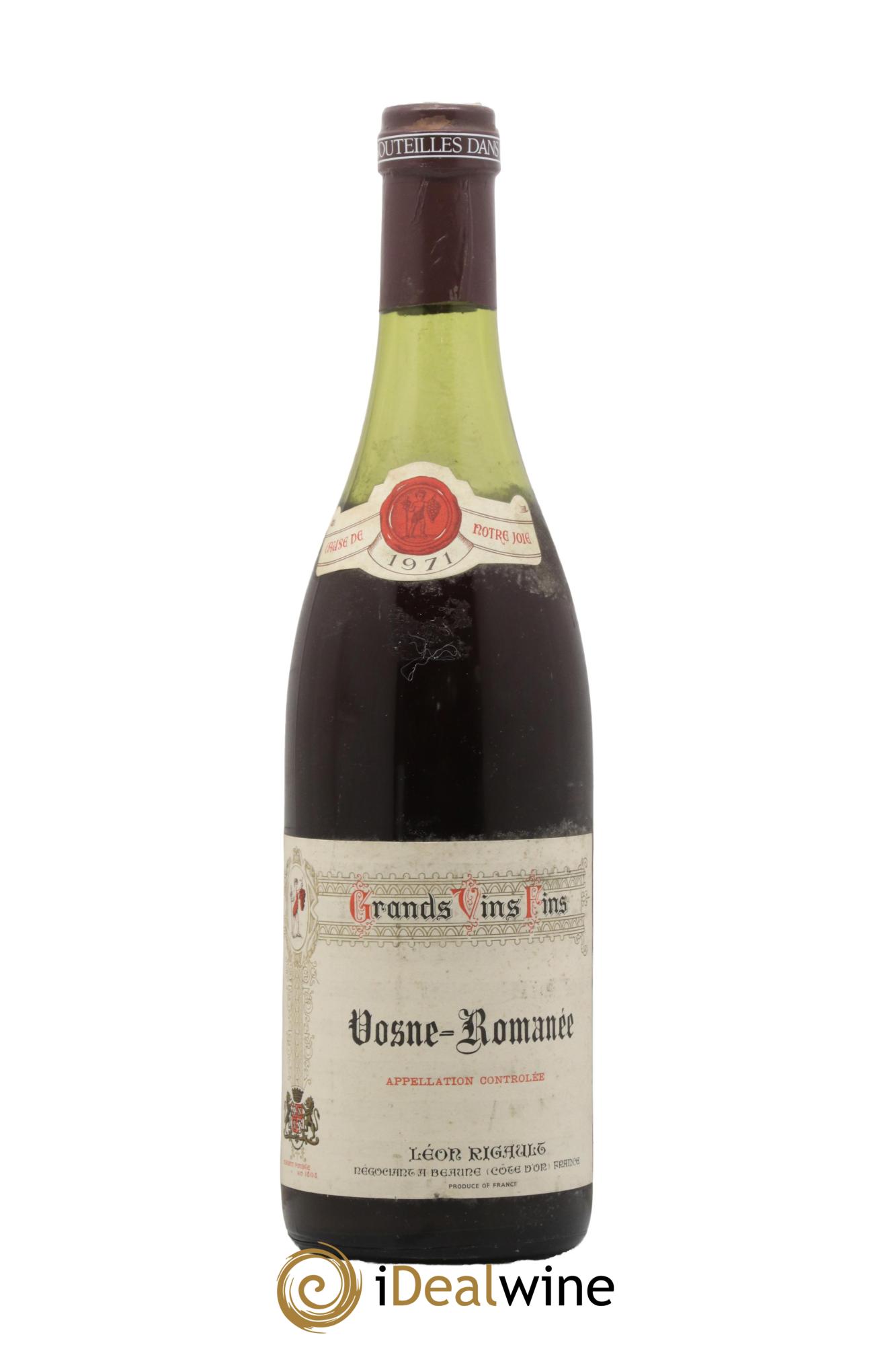 Vosne-Romanée 1er Cru Leon Rigault 1971 - Lot of 1 bottle - 0
