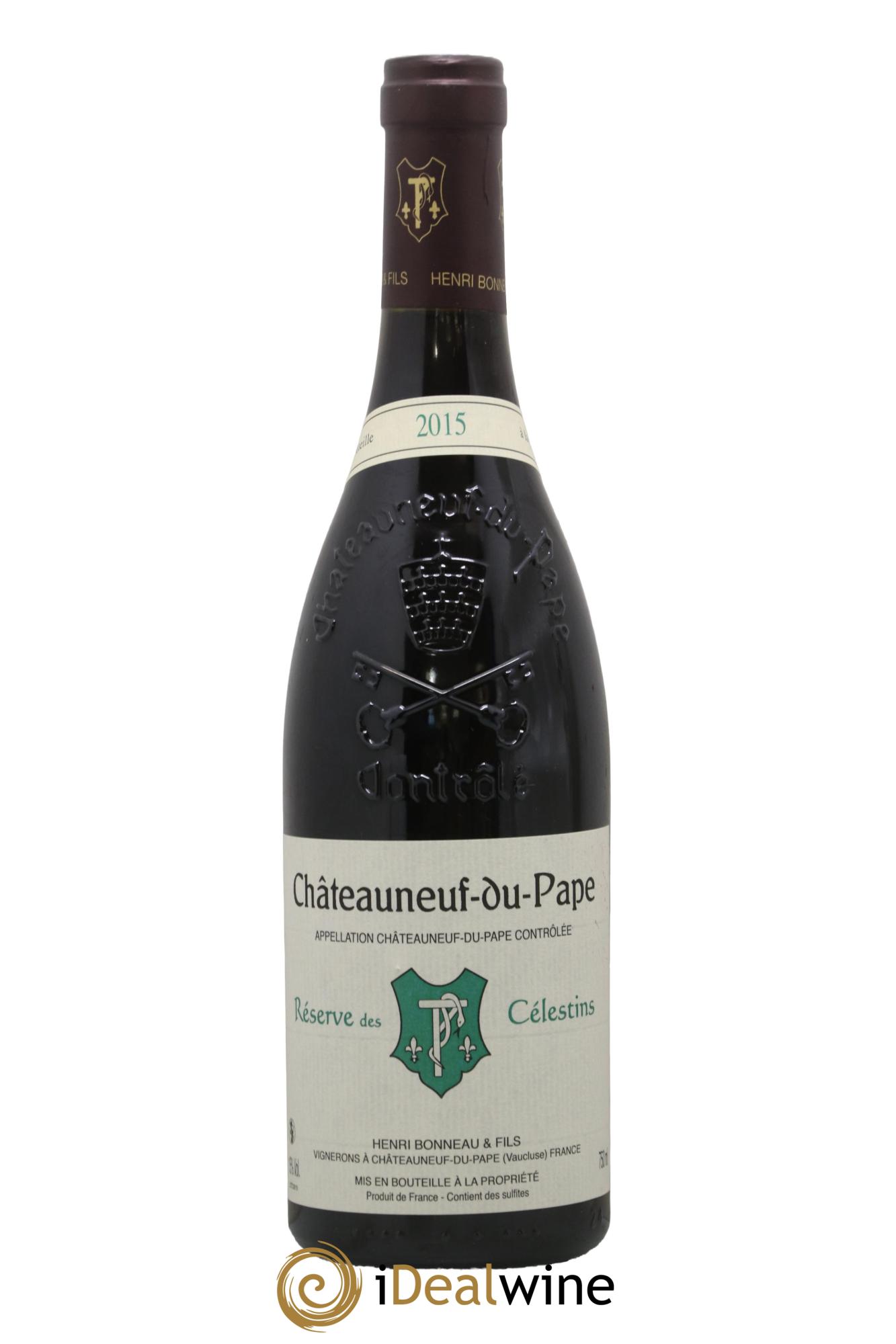 Châteauneuf-du-Pape Réserve des Célestins Henri Bonneau & Fils 2015 - Lot of 1 bottle - 0