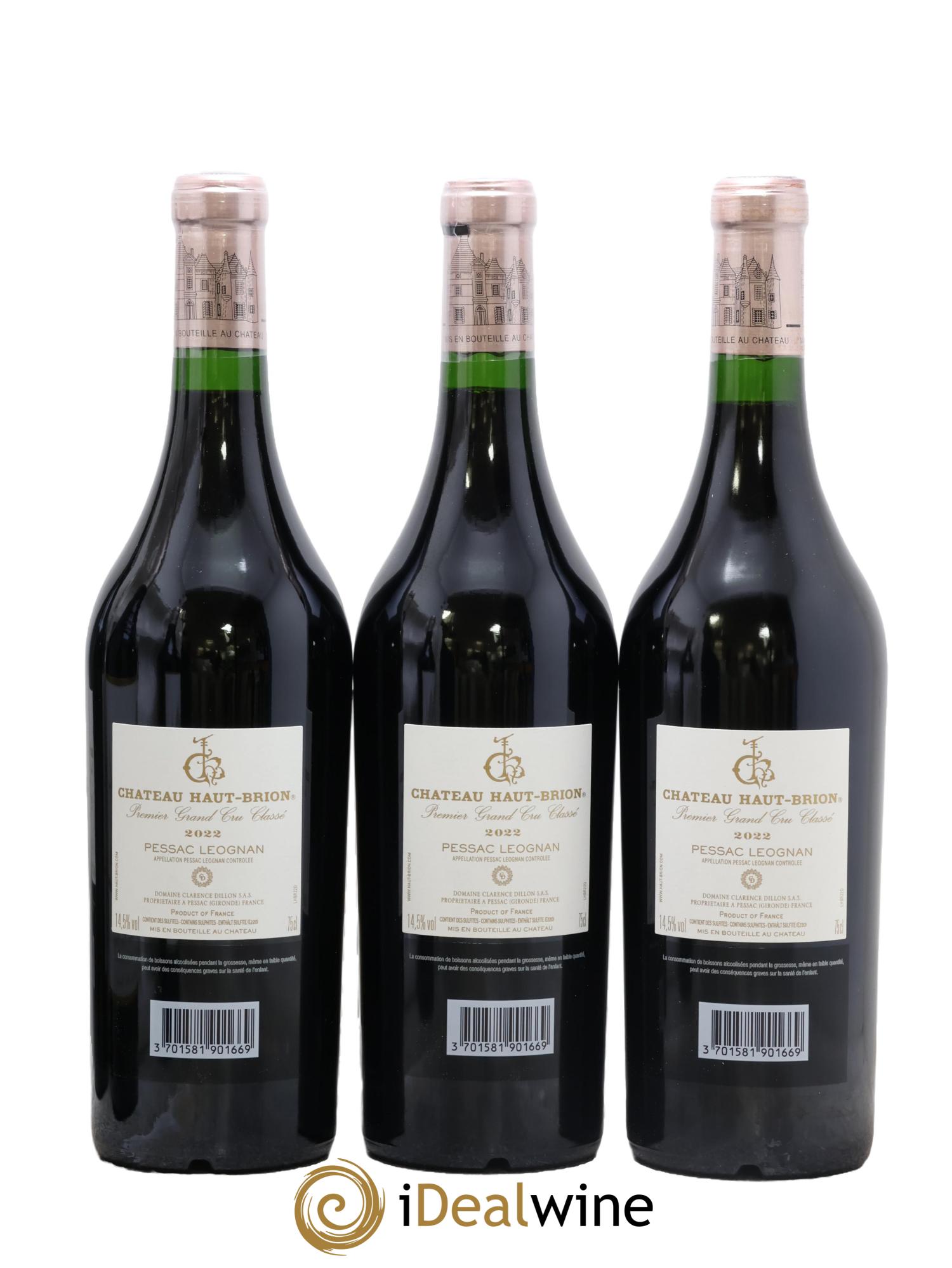 Château Haut Brion 1er Grand Cru Classé 2022 - Lot de 6 bouteilles - 4
