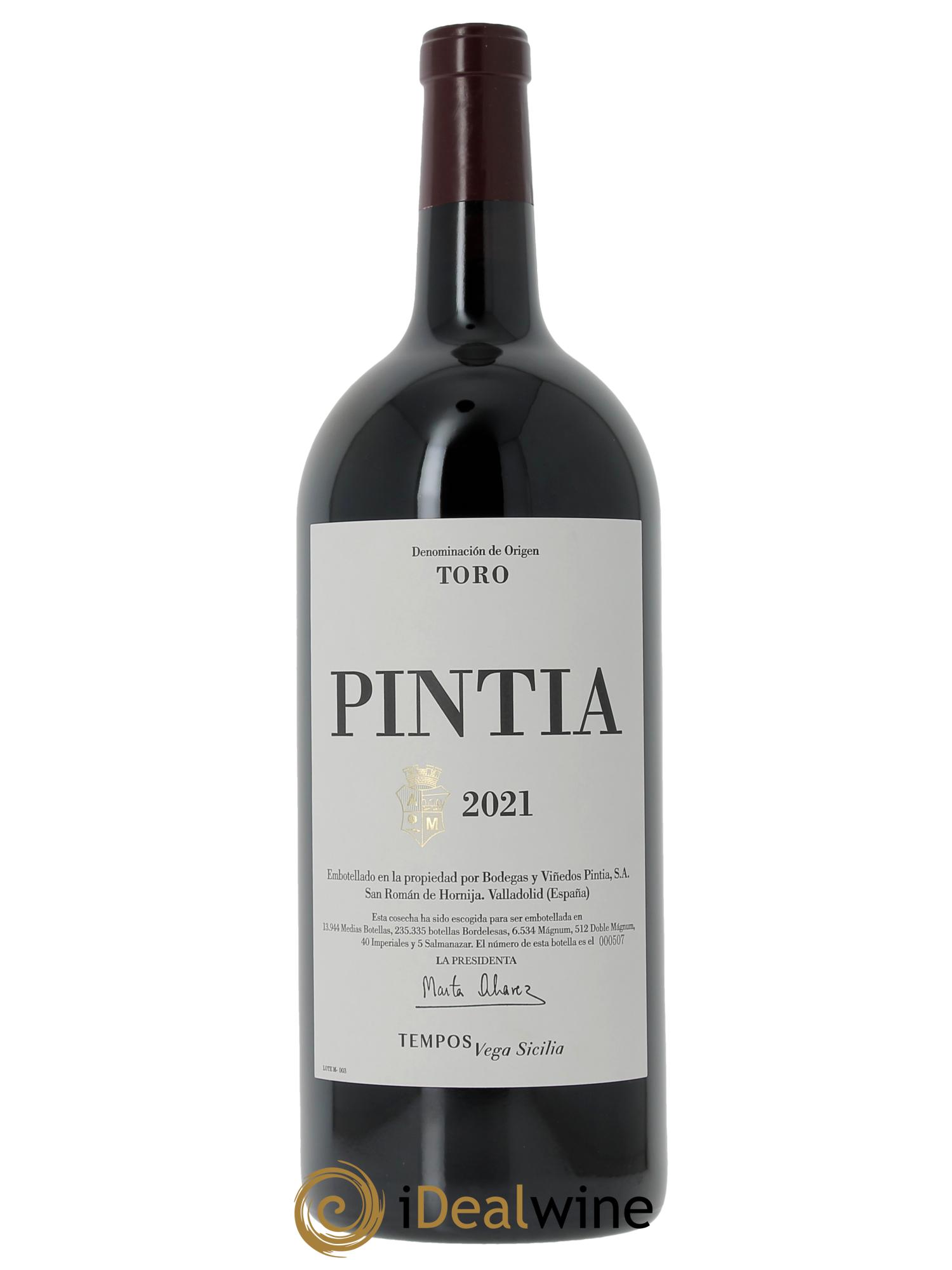Toro DO Vega Sicilia Pintia Famille Alvarez  2021 - Lot de 1 double magnum - 1