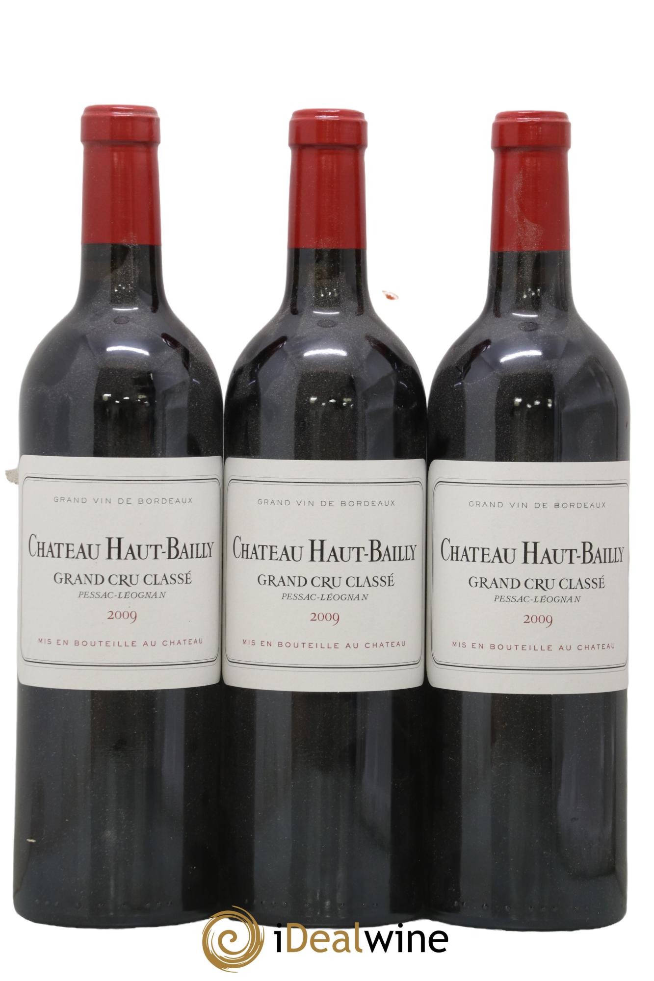 Château Haut-Bailly Cru Classé de Graves 2009 - Lotto di 3 bottiglie - 0