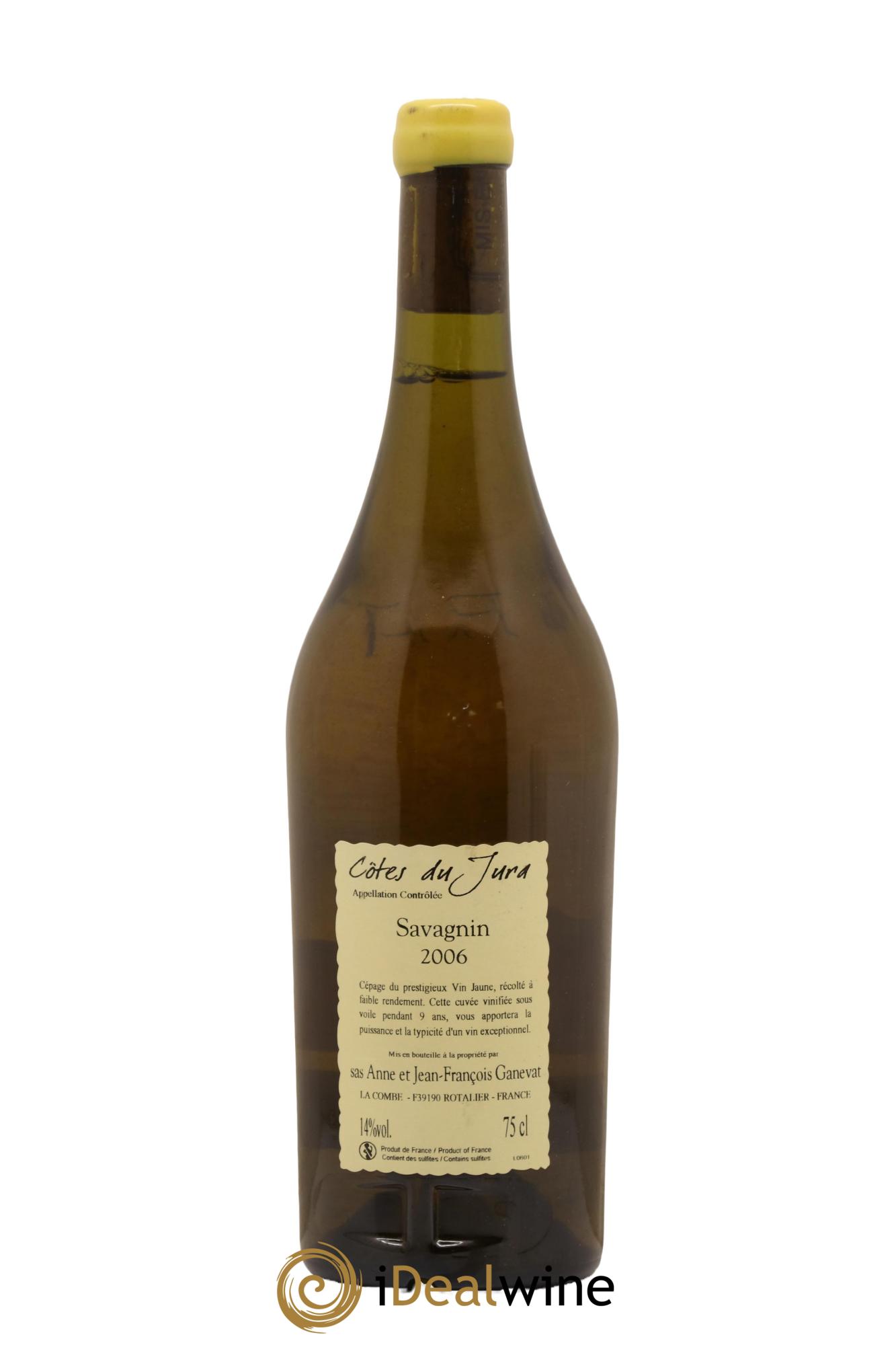 Côtes du Jura Cuvée Prestige Jean-François Ganevat (Domaine) 2006 - Lot of 1 bottle - 1