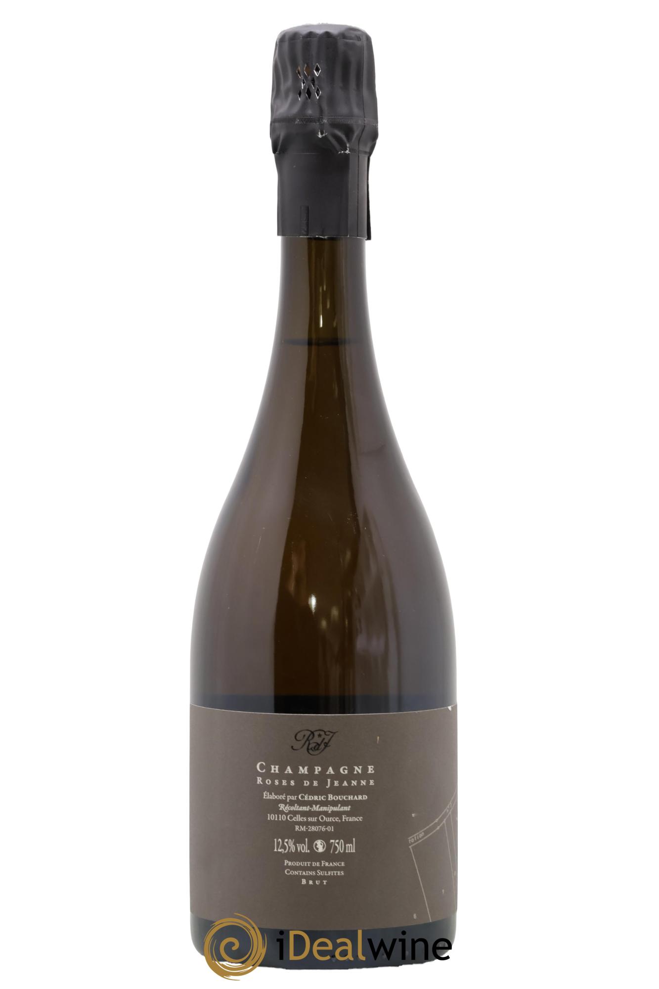 Roses de Jeanne Côte de Val Vilaine Blanc de Noirs Cédric Bouchard 2020 - Lot of 1 bottle - 1