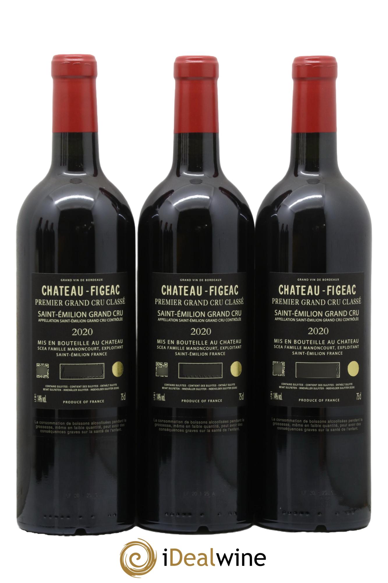 Château Figeac 1er Grand Cru Classé A 2020 - Lot de 6 bouteilles - 4