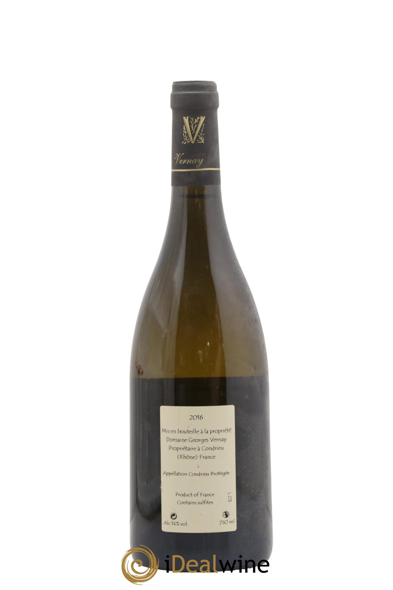 Condrieu Coteau de Vernon Georges Vernay 2016 - Lot de 1 bouteille - 1