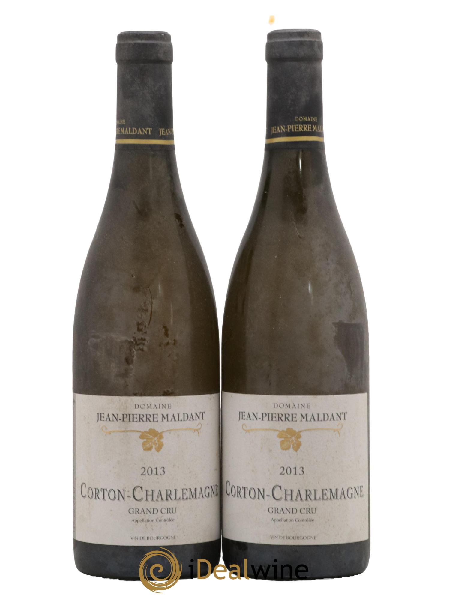 Corton-Charlemagne Grand Cru Jean Pierre Maldant 2013 - Lot de 2 bouteilles - 0