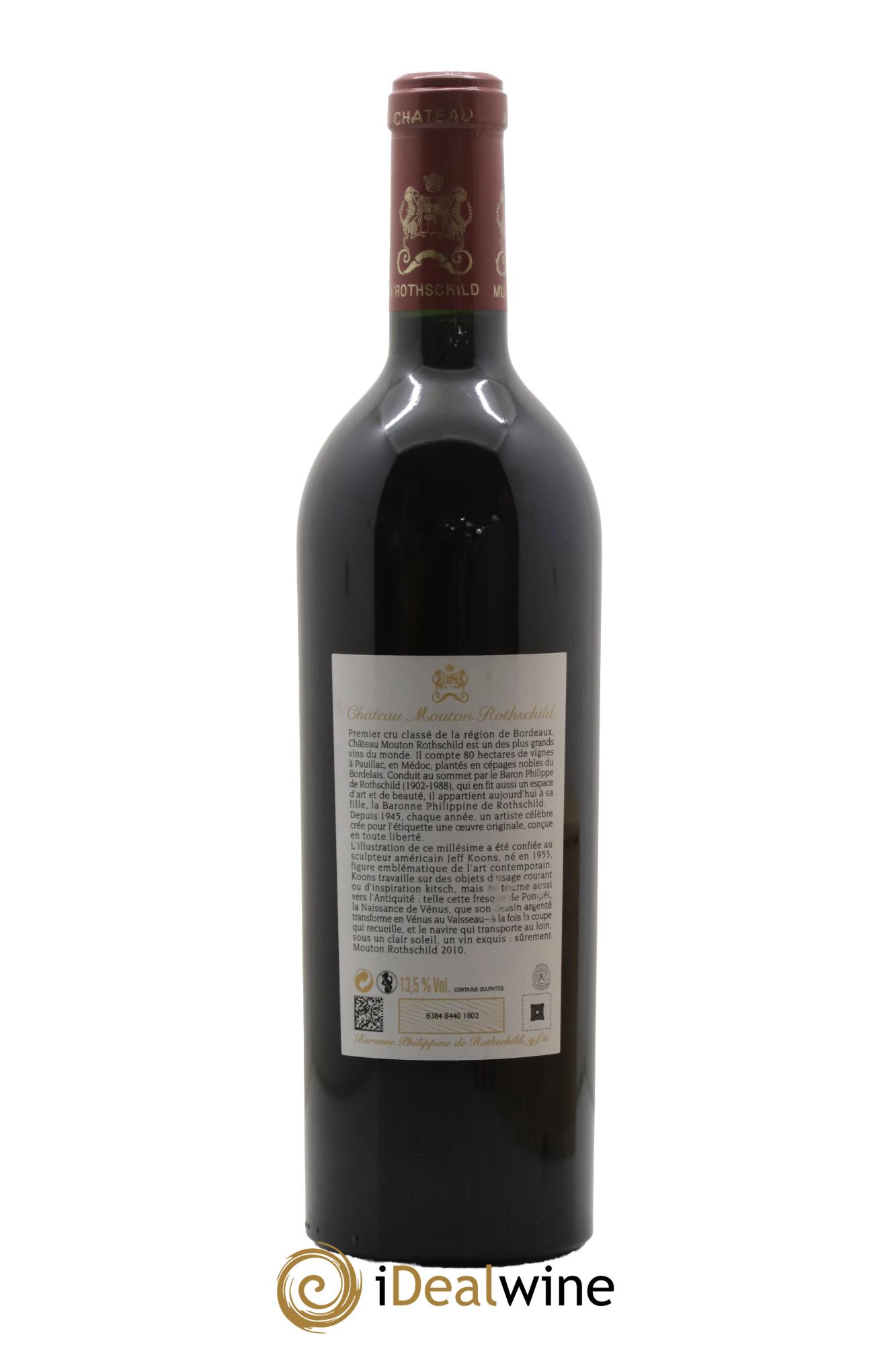 Château Mouton Rothschild 1er Grand Cru Classé 2010 - Lot of 1 bottle - 2