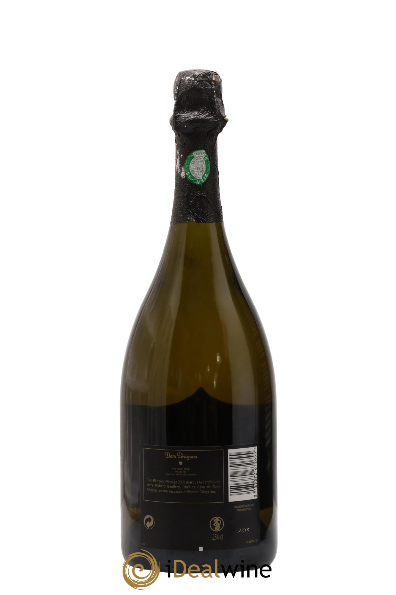 Legacy Edition Dom Pérignon 2008 - Lote de 1 botella - 2