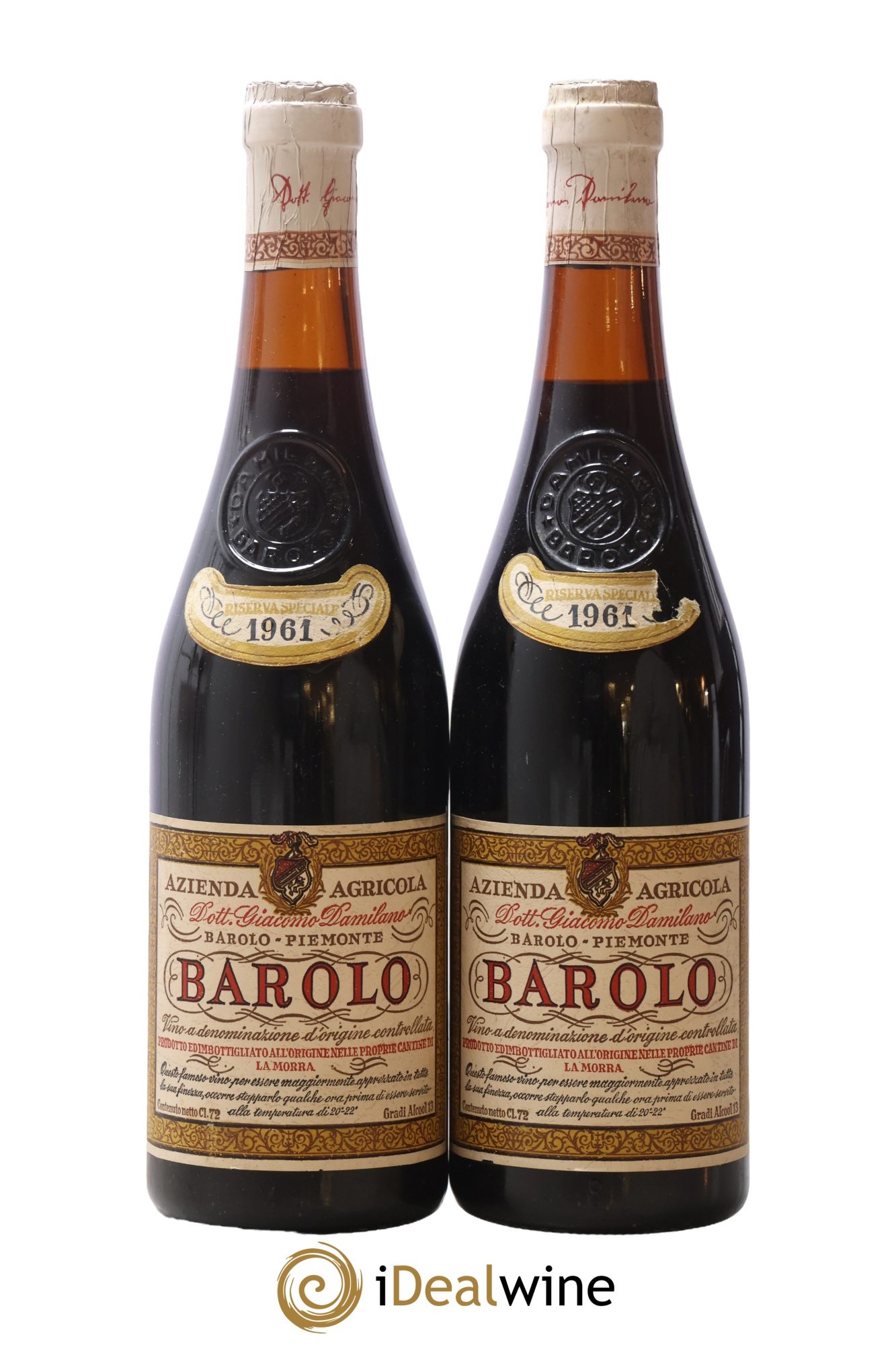 Barolo DOCG Damilano 1961 - Lot de 2 bouteilles - 0