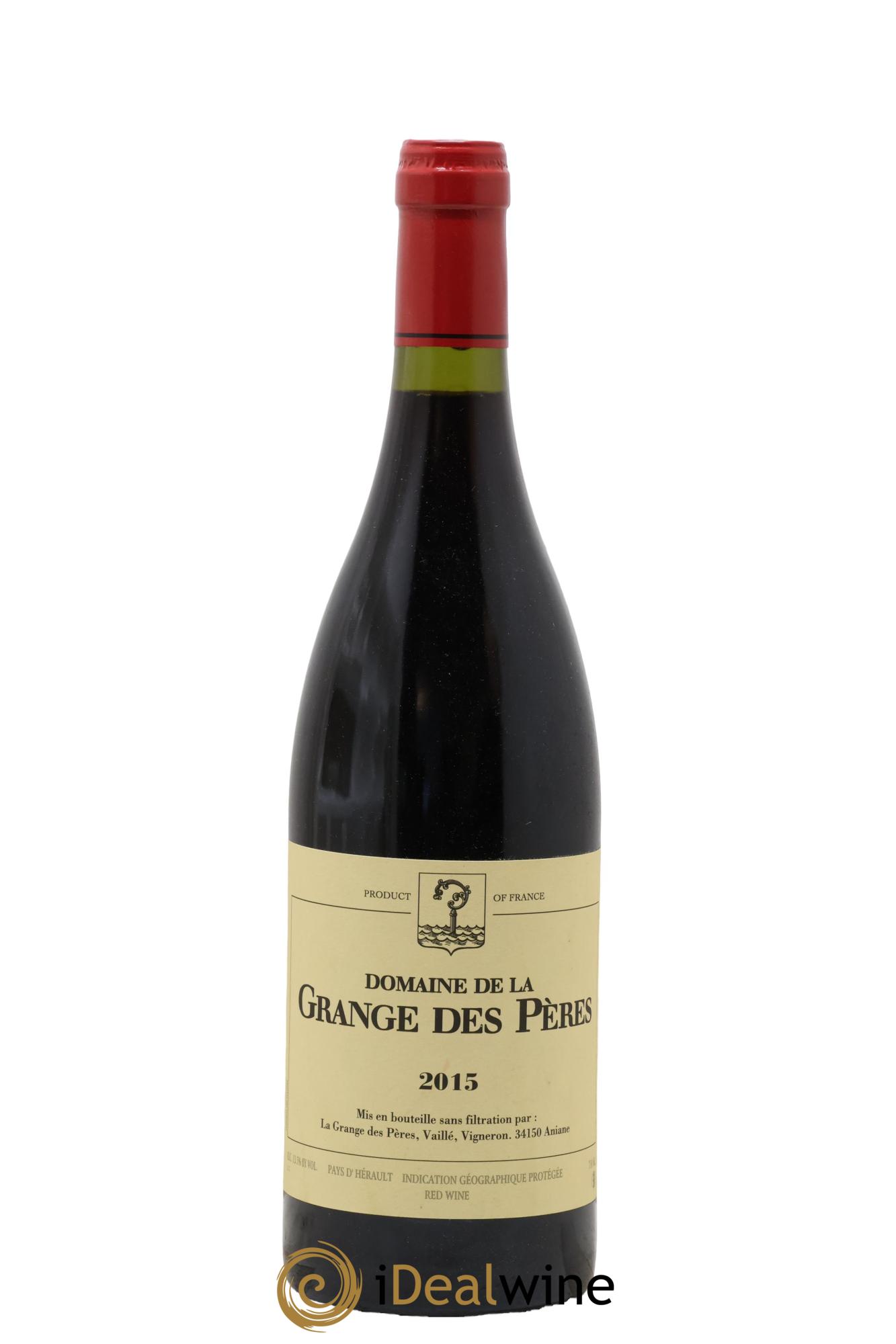 Pays d'Hérault Grange des Pères Laurent Vaillé 2015 - Lotto di 1 bottiglia - 0