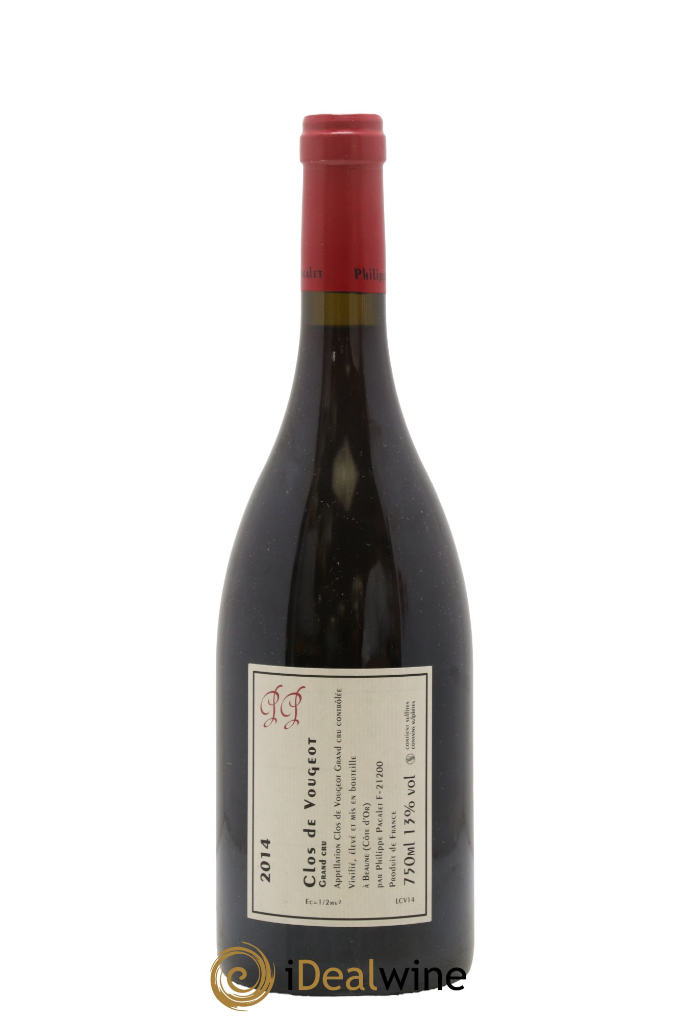 Clos de Vougeot Grand Cru Philippe Pacalet 2014 - Lot de 1 bouteille - 1